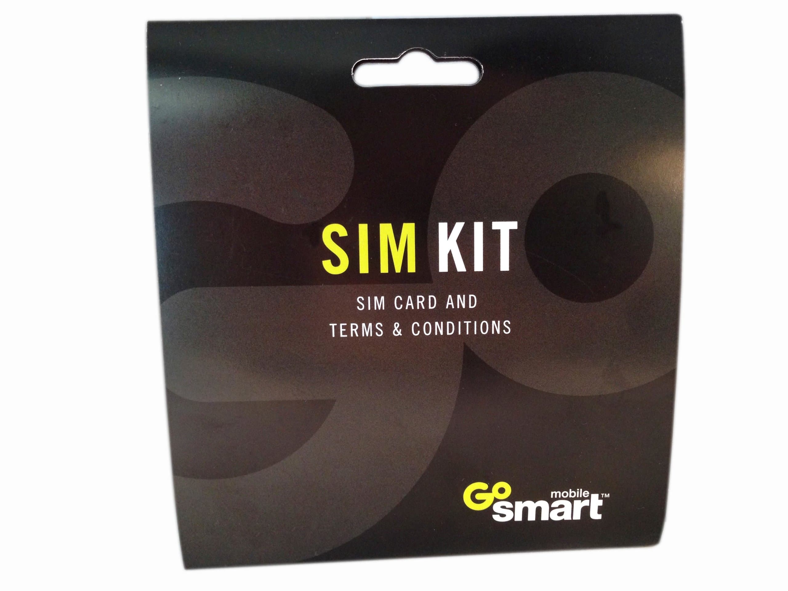 GoSmart (Go Smart) Mobile Regular/Micro Size Dual Sim, with Activation Kit