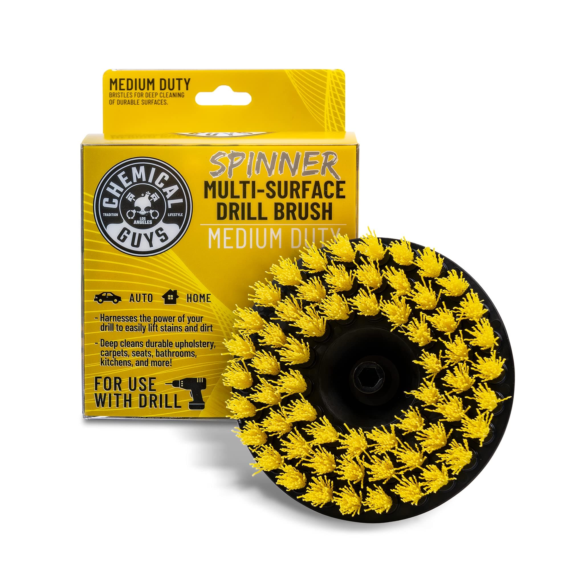 Carpet Brush with Drill Attachment (Medium Duty)