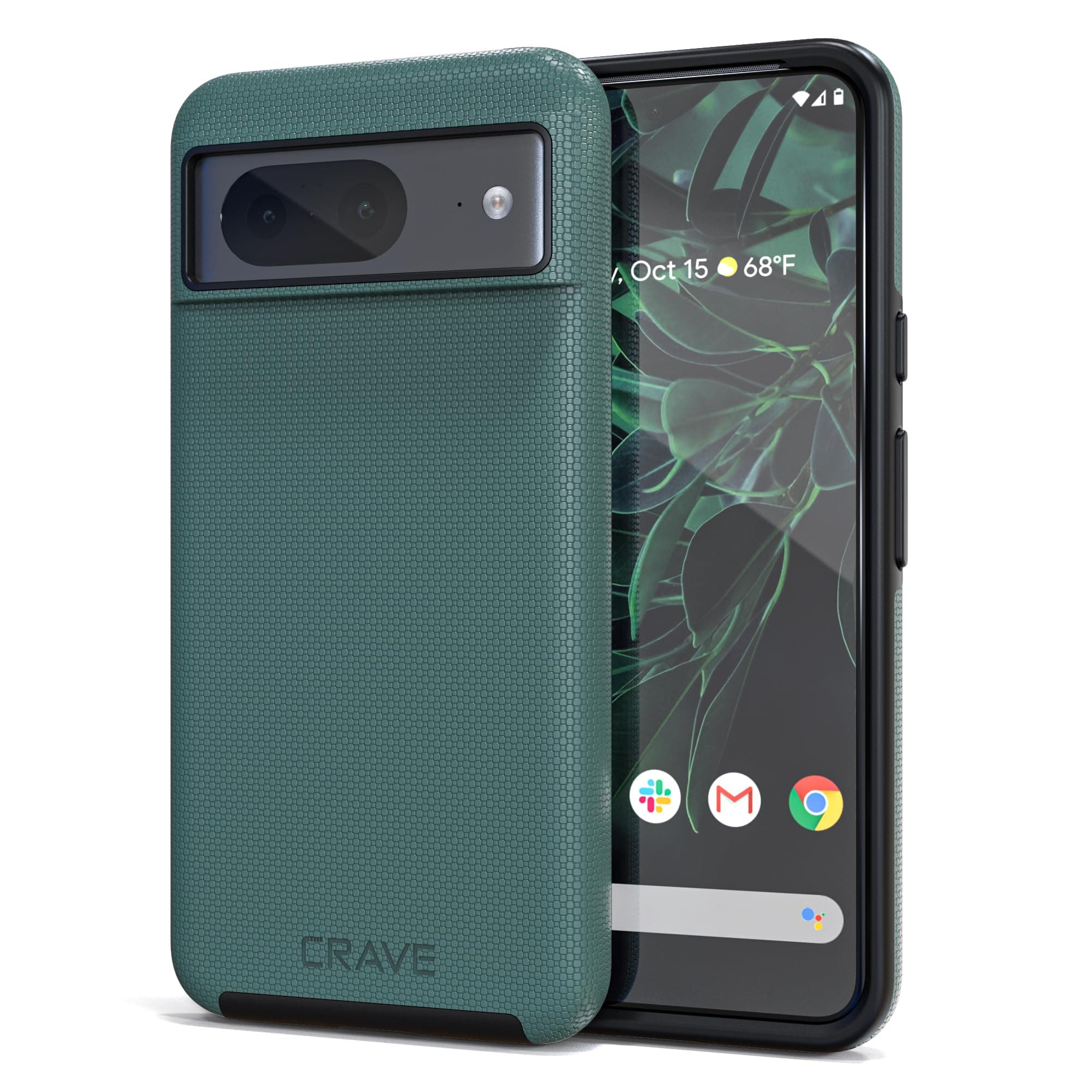- for Google Pixel 8 Case, Shockproof Protection Dual Layer Case for Google Pixel 8 (6.2 inch) - Forest Green