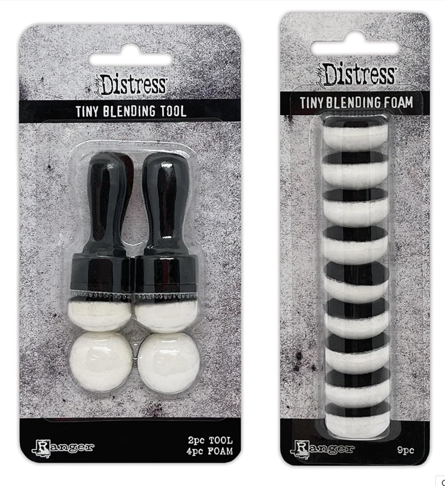 Tim Holtz Distress Tiny Blending Tool and Additional Foams Bundle Ranger Ink January 2024 Release
