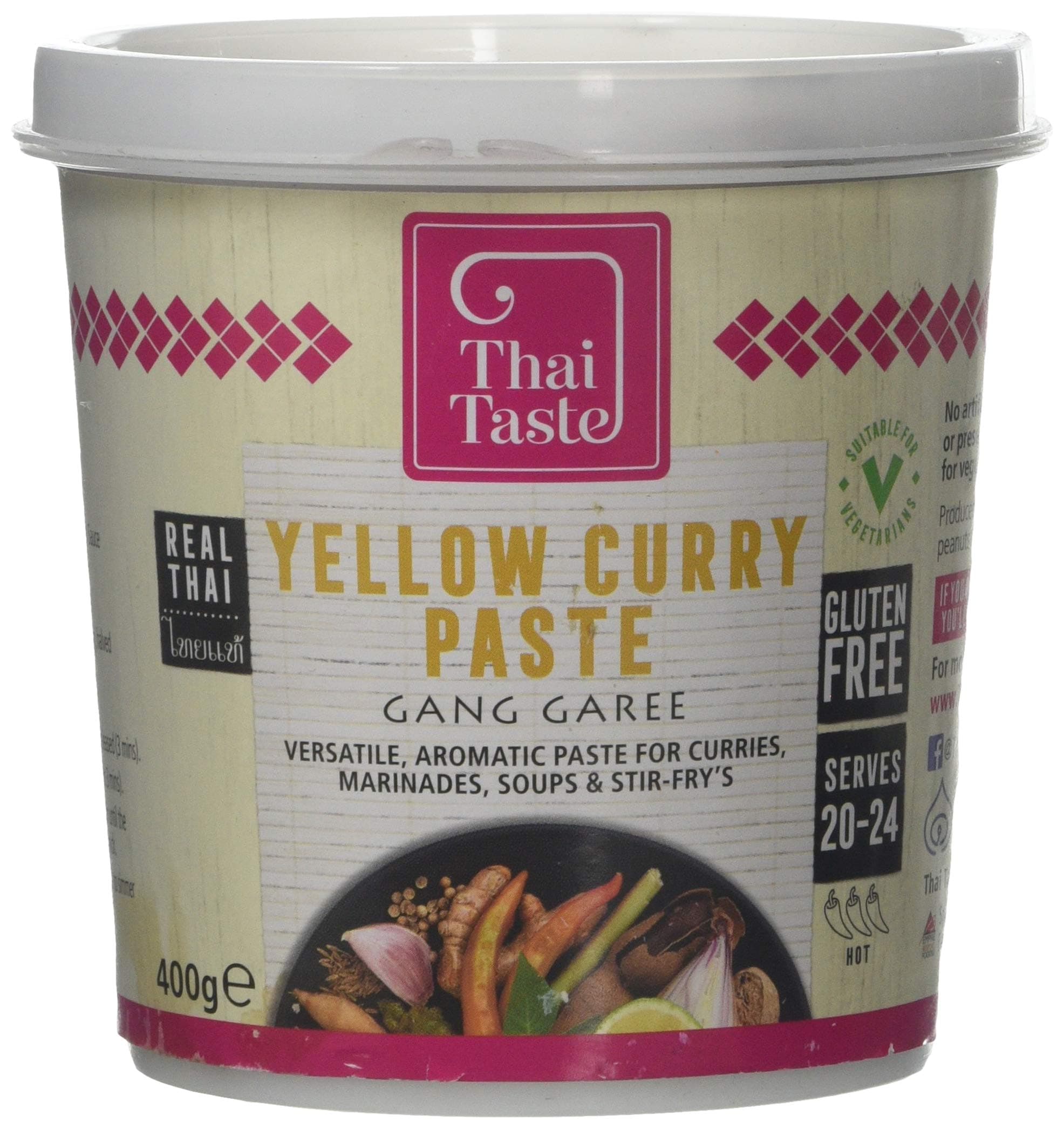 Thai Taste Yellow Curry Paste, 400g