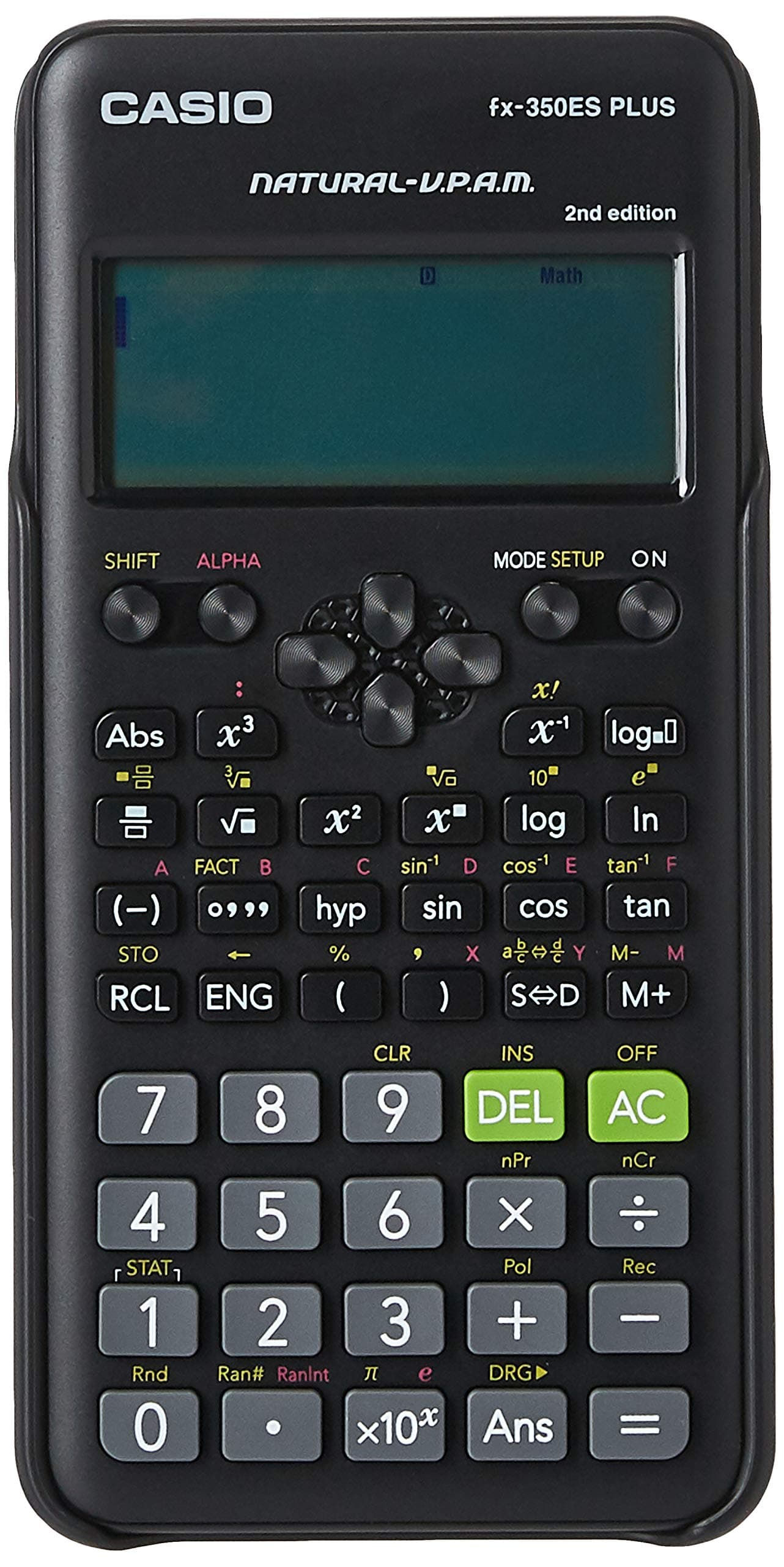 Casio FX-350ES Plus Scientific Calculator - Scientific - 252 Functions, School and Graphic Calculator