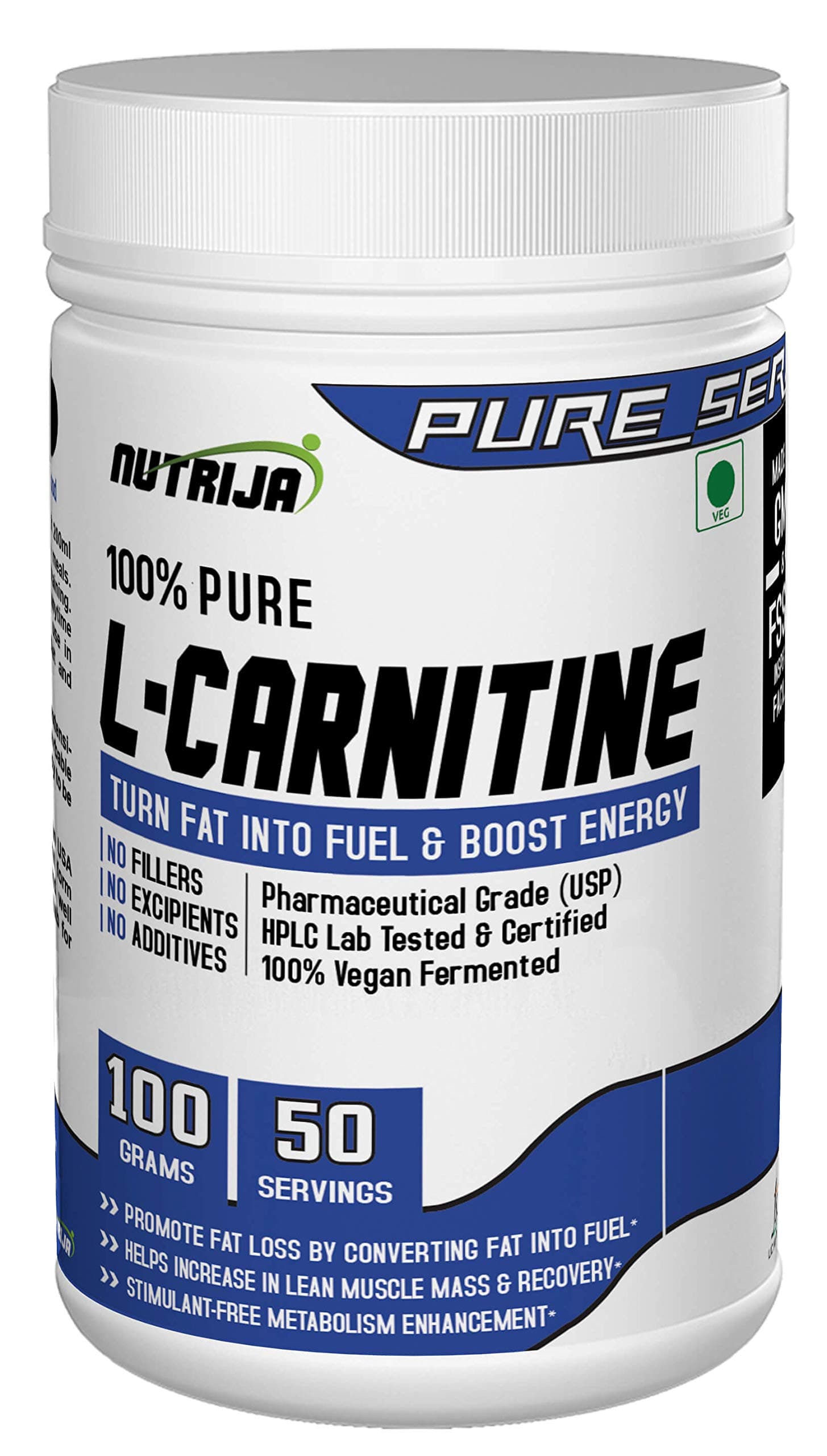 Nutrija L-Carnitine (100Grams)