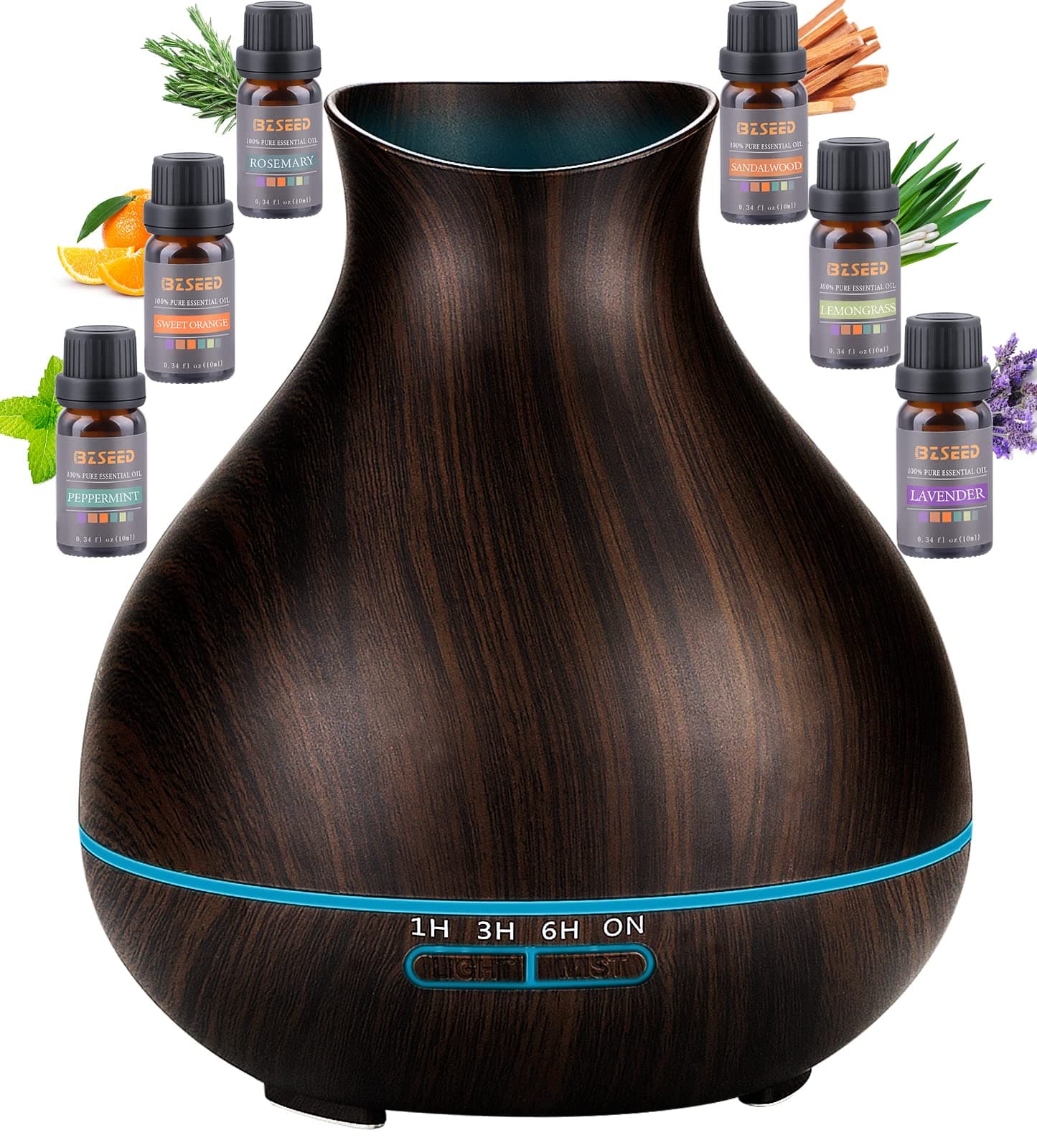 3 in 1 Humidifier Diffuser 300ml with Night Lamp (Click Here)