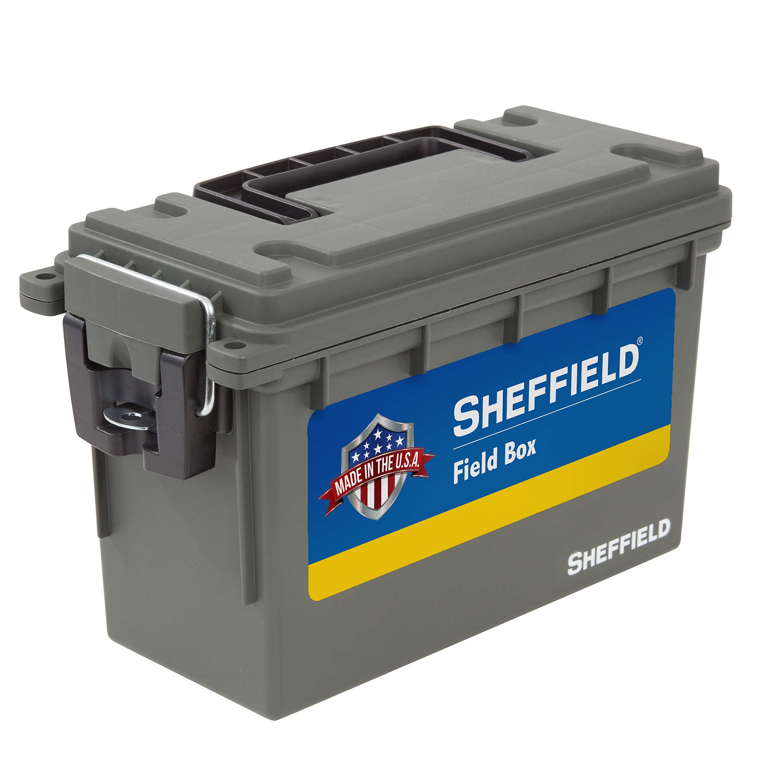 Sheffield 12642 .50 Caliber Tactical Ammo Can, Drab Green