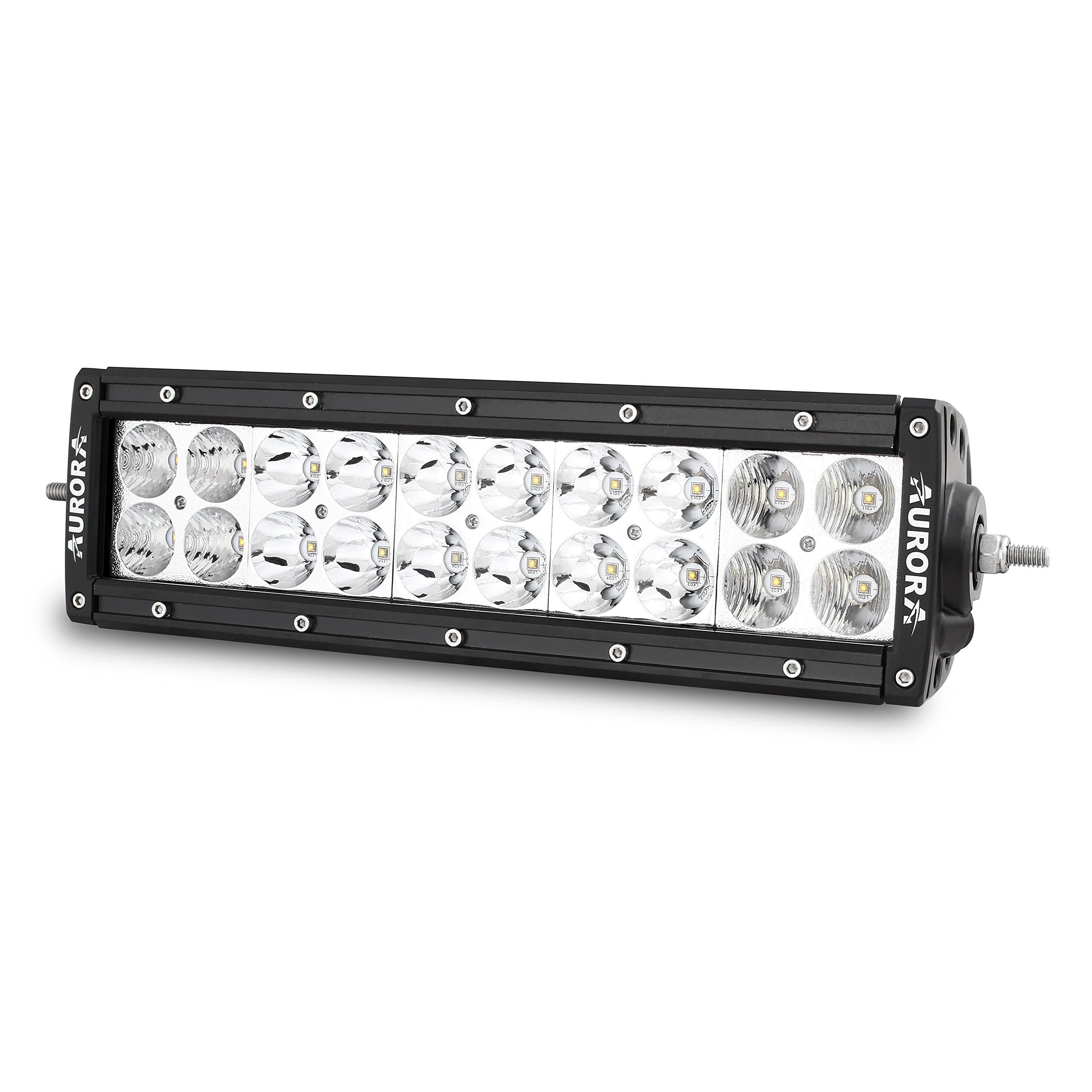 Aurora LED 10” Mixed Light Bar. Double Row 60W Unit With 20 X 3W LED Chips. 4 Settings, 3520-4800Lm @ 3.5A, 9-36V