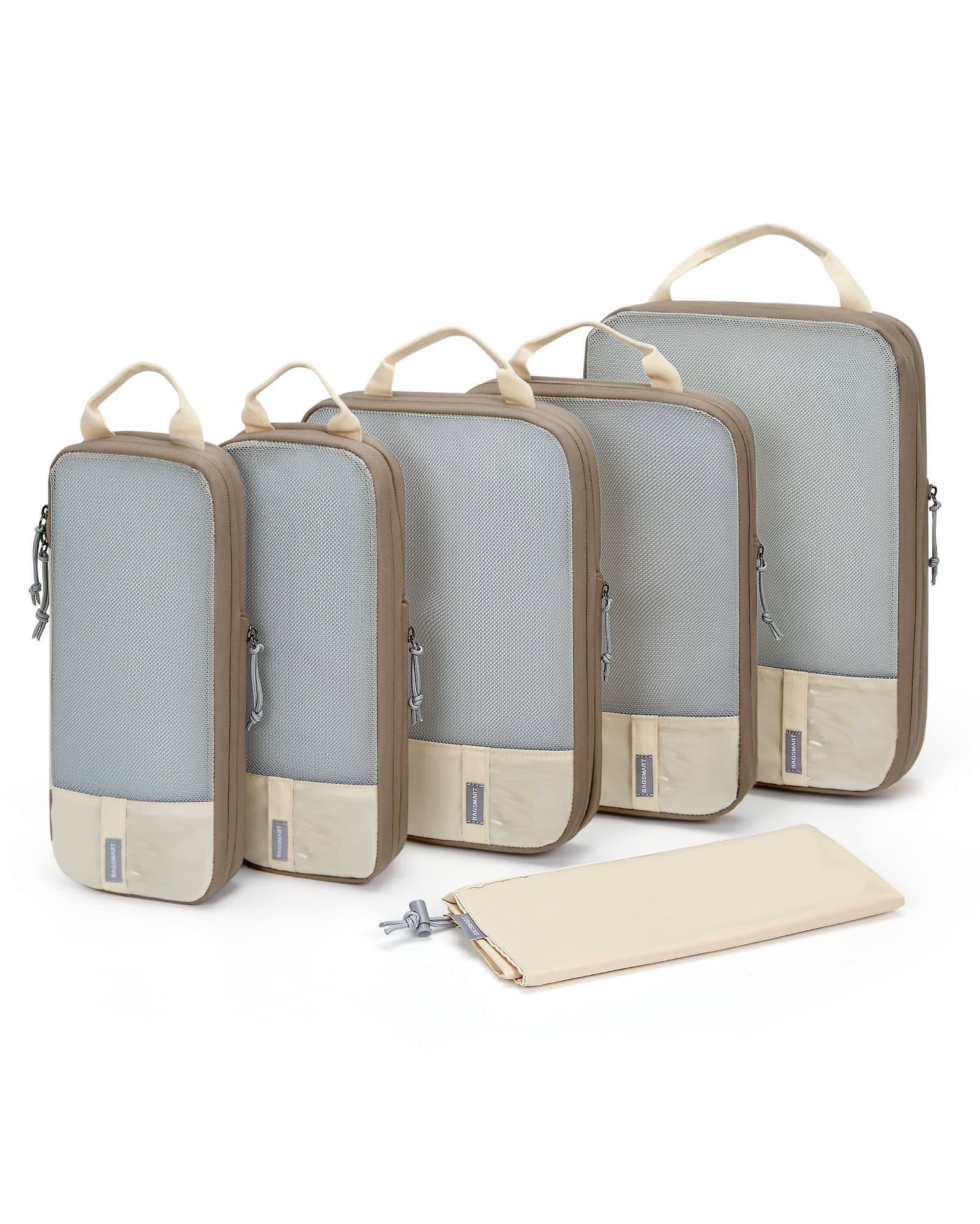 6 Set /4 Set/2 Set Compression Packing Cubes for Travel, Lightweight Luggage Organizer Bags, Durable Space Saver Bags Travel Essentials