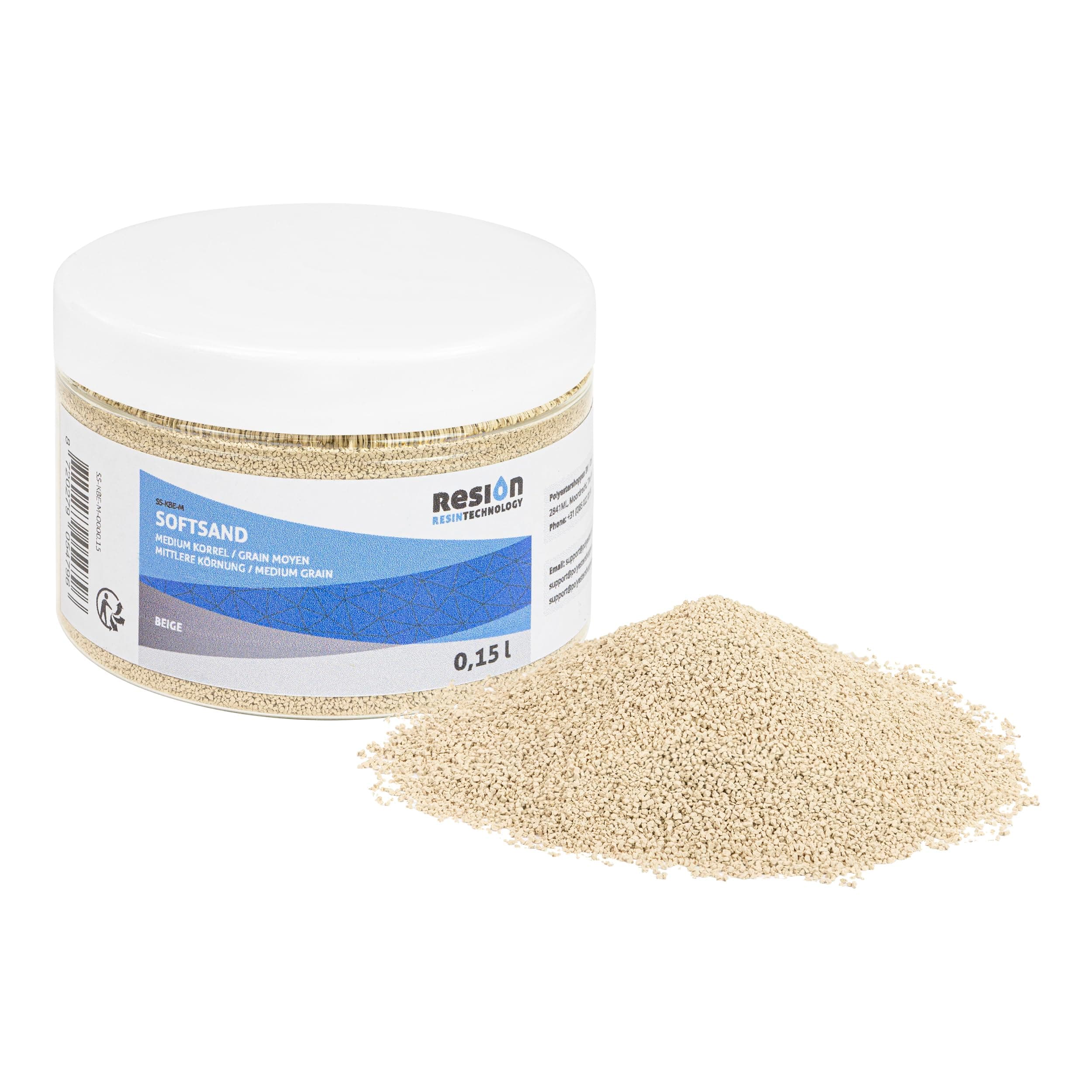 POLYESTERSHOPPEN.NL Softsand Rubber Sand