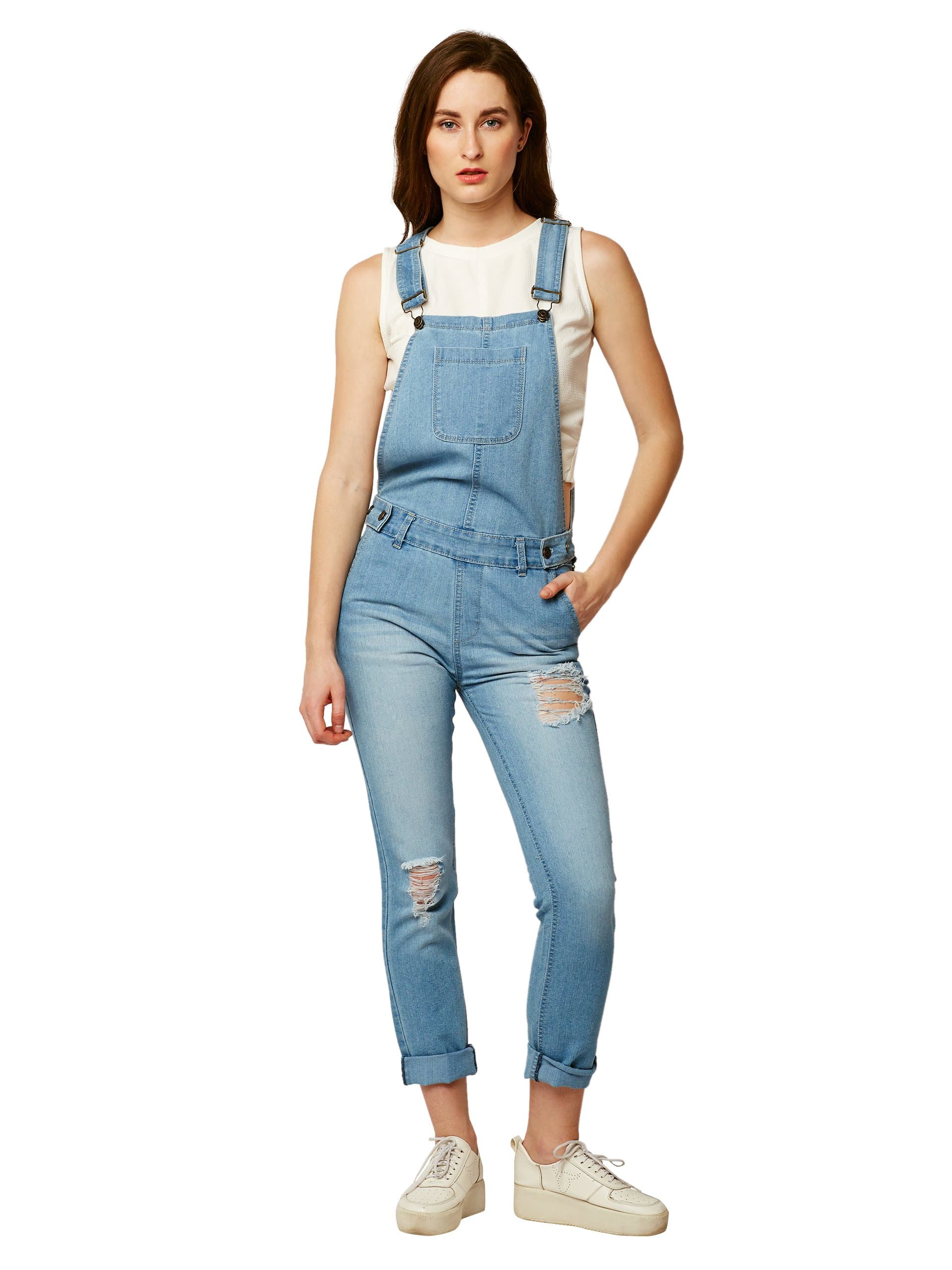 Women's Denim Overalls