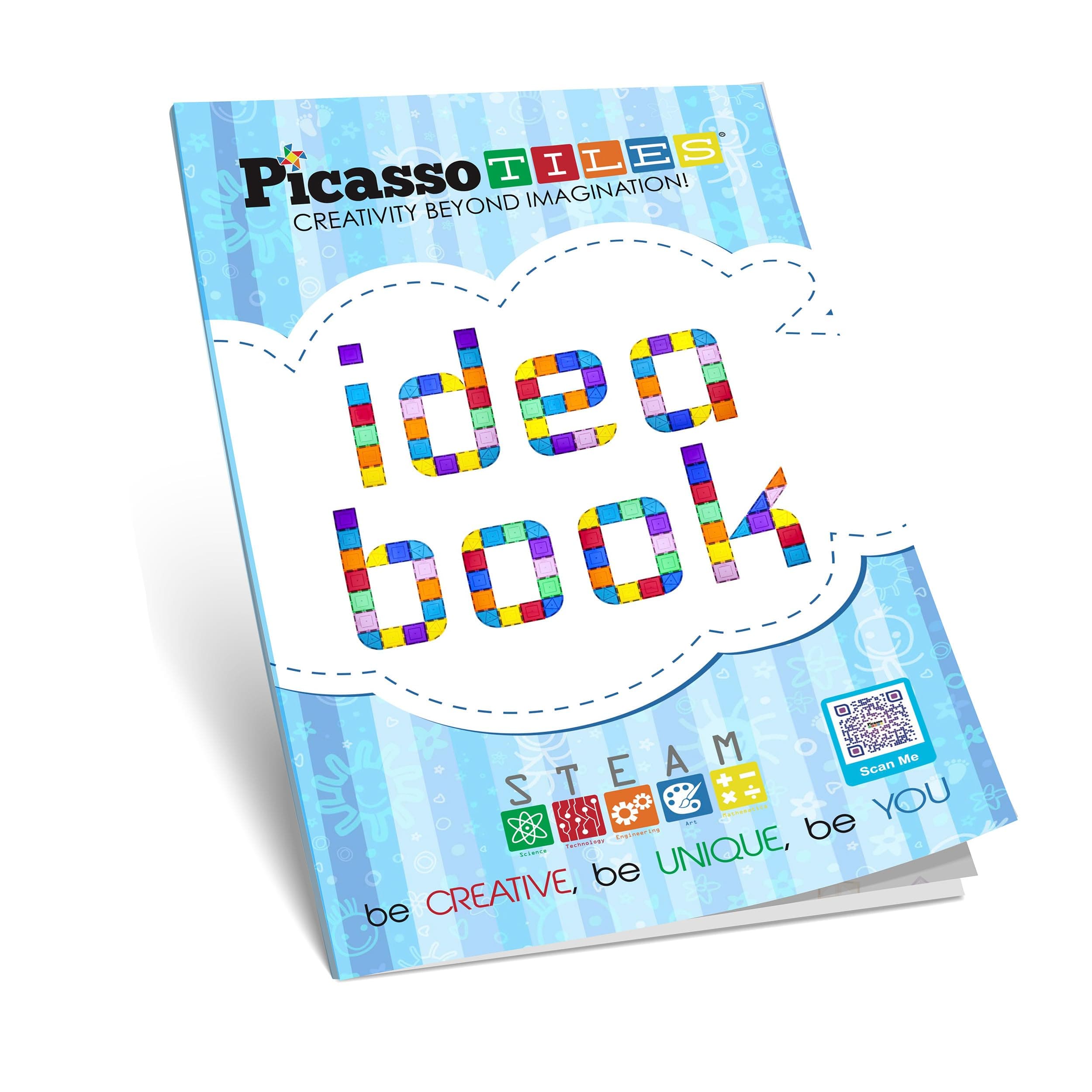 PicassoTiles Idea Book with 90+ Structure Idea