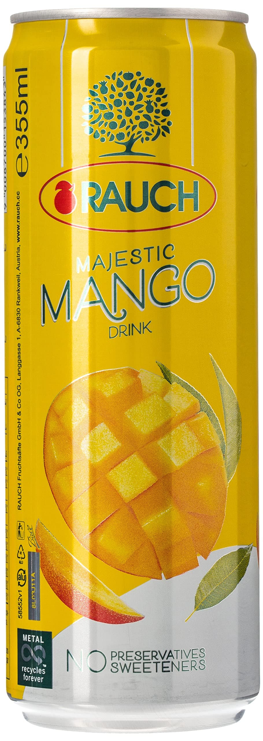RAUCH Mango Juice, 24 x 355 ml