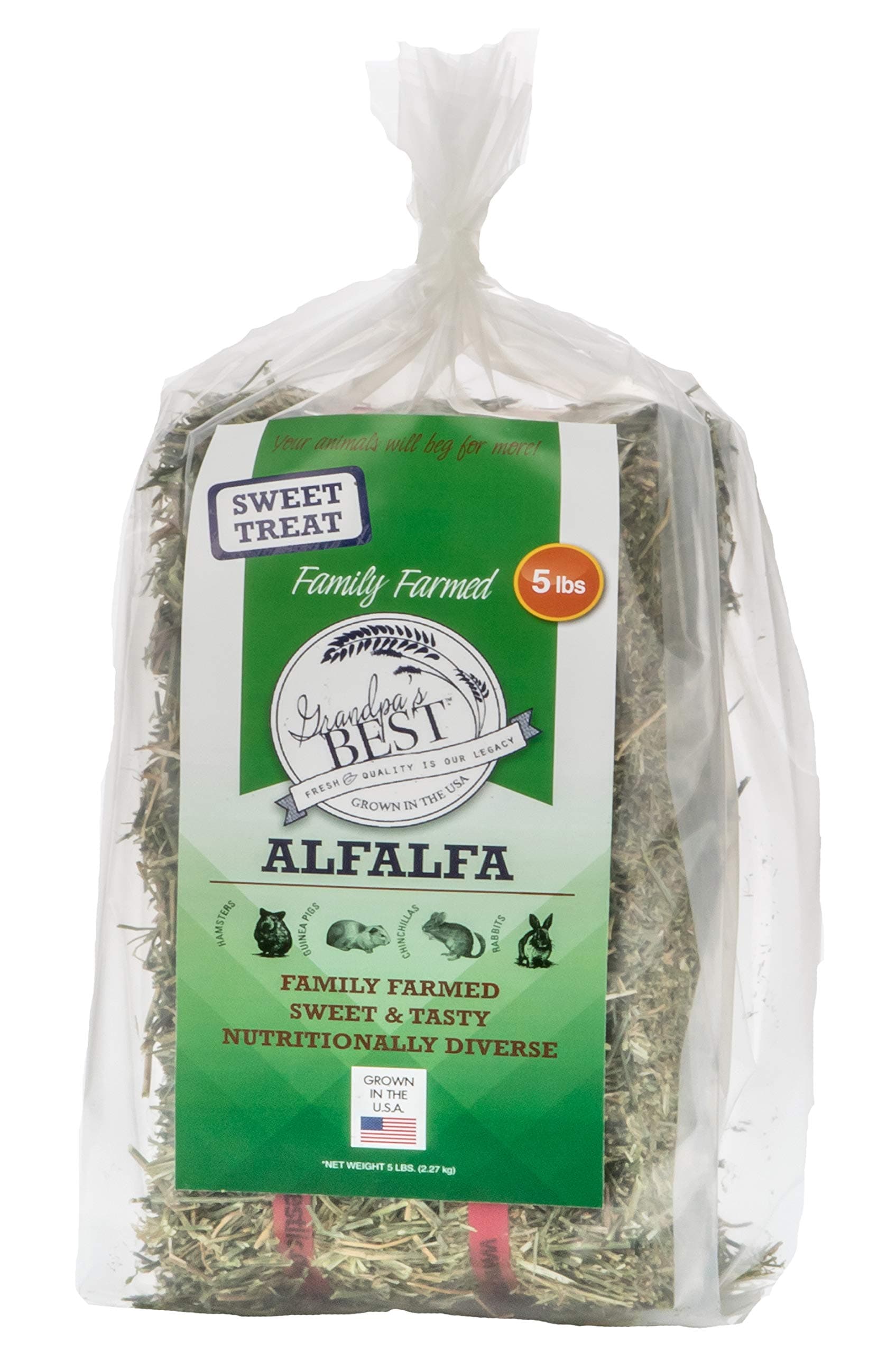 Grandpa's Best Alfalfa Hay, 5 lbs