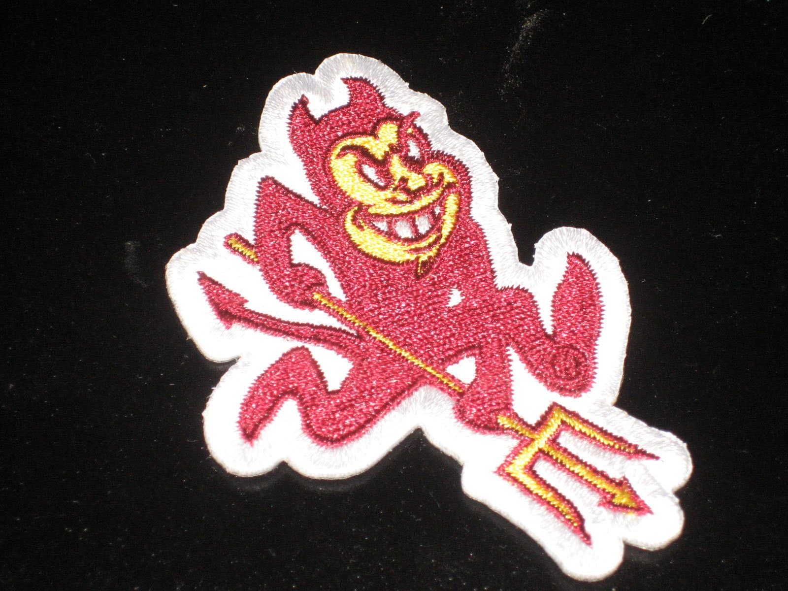 Arizona State embroidered iron on patch "sundevil"