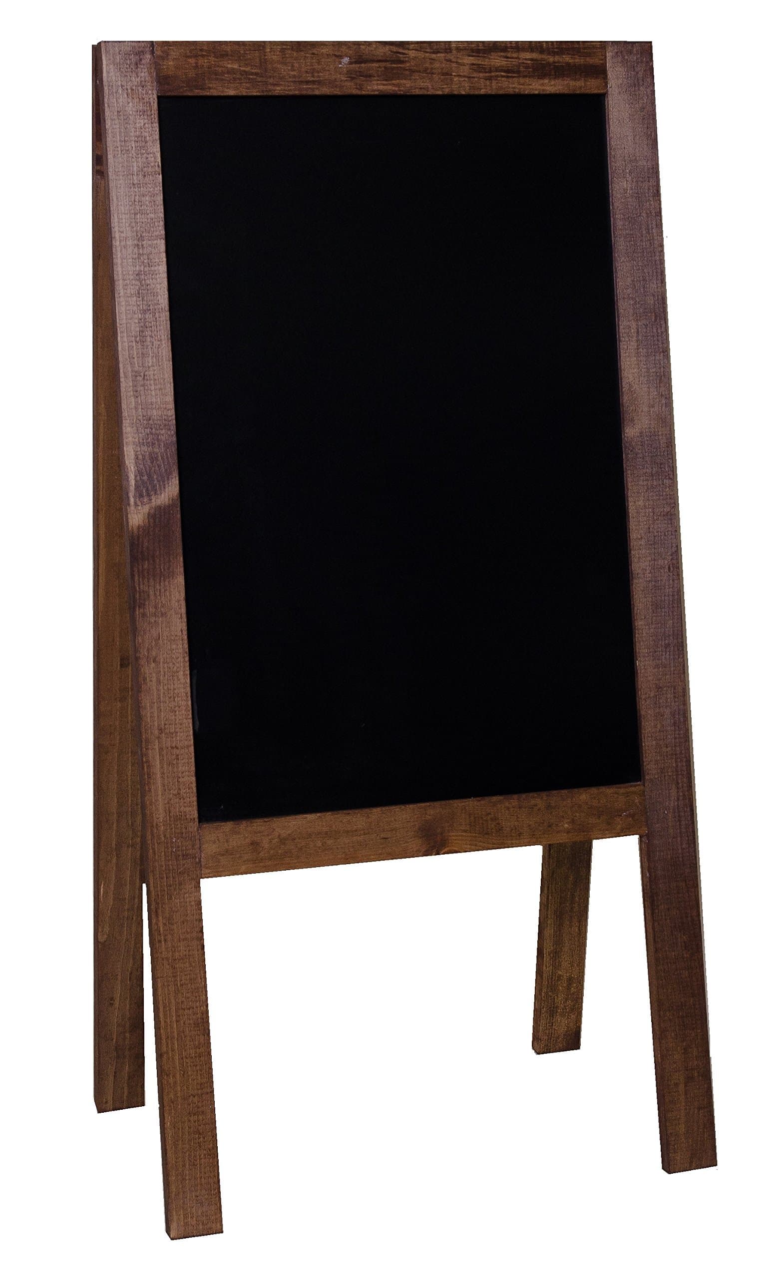 38" A-Frame Chalkboard Easel (Double Sided) - Beautiful Pine, Use as a Decorative Sign at Stores, Restaurants, and More (English Chestnut)