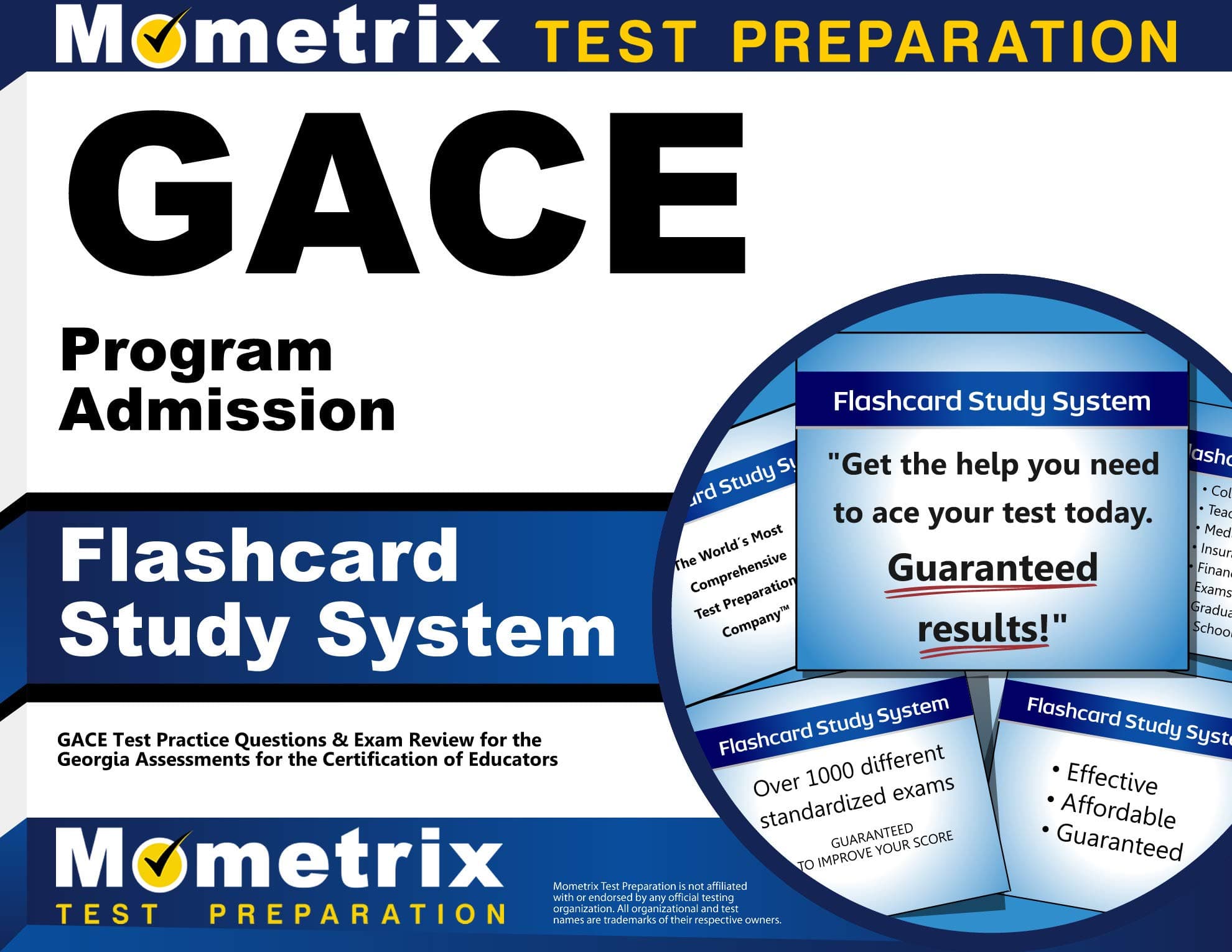 Gace Program Admission Study System: Gace Test Practice Questions and Exam Review for the Georgia Assessments for the Certification of Educators