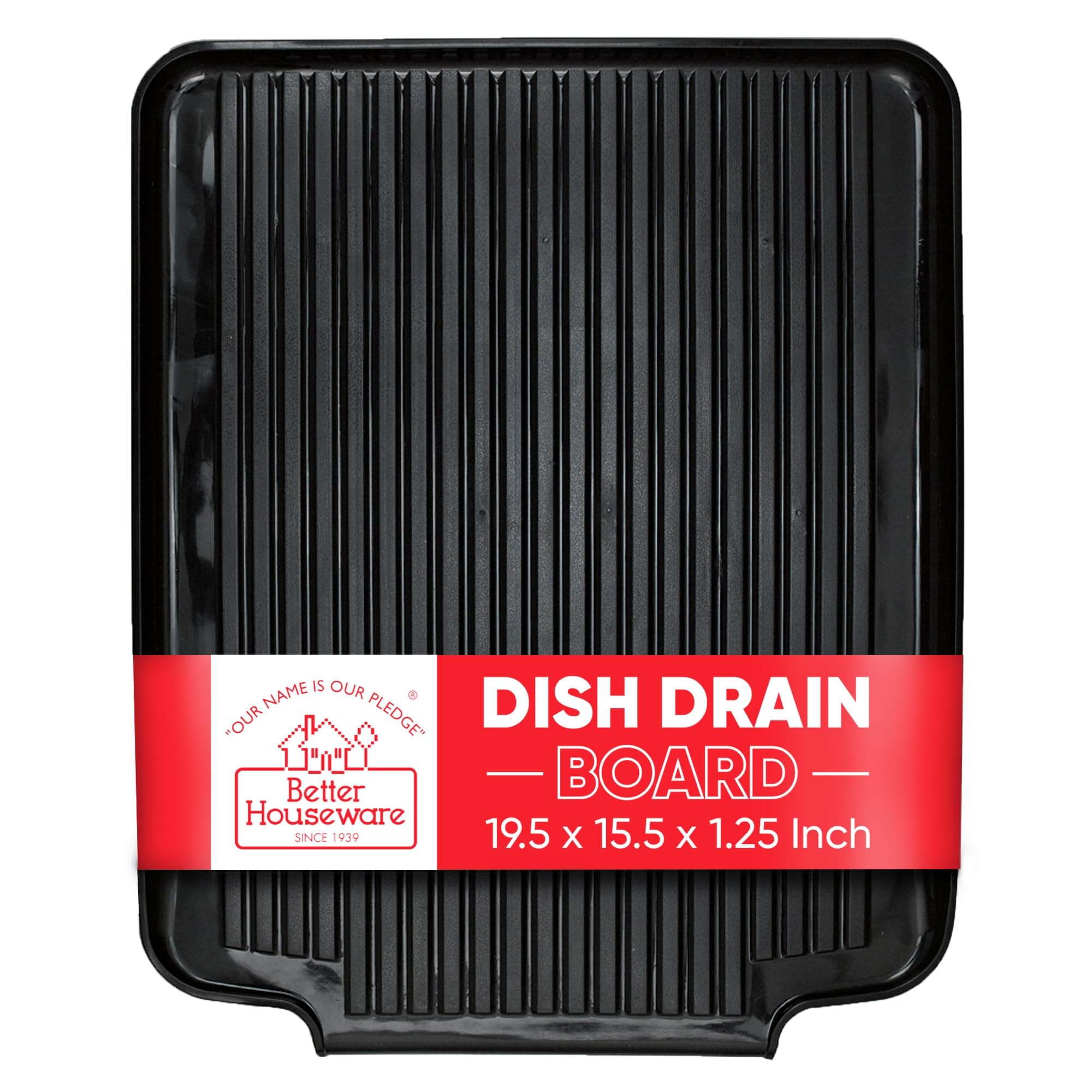 1480/E Dish Drain Board, standard, Black