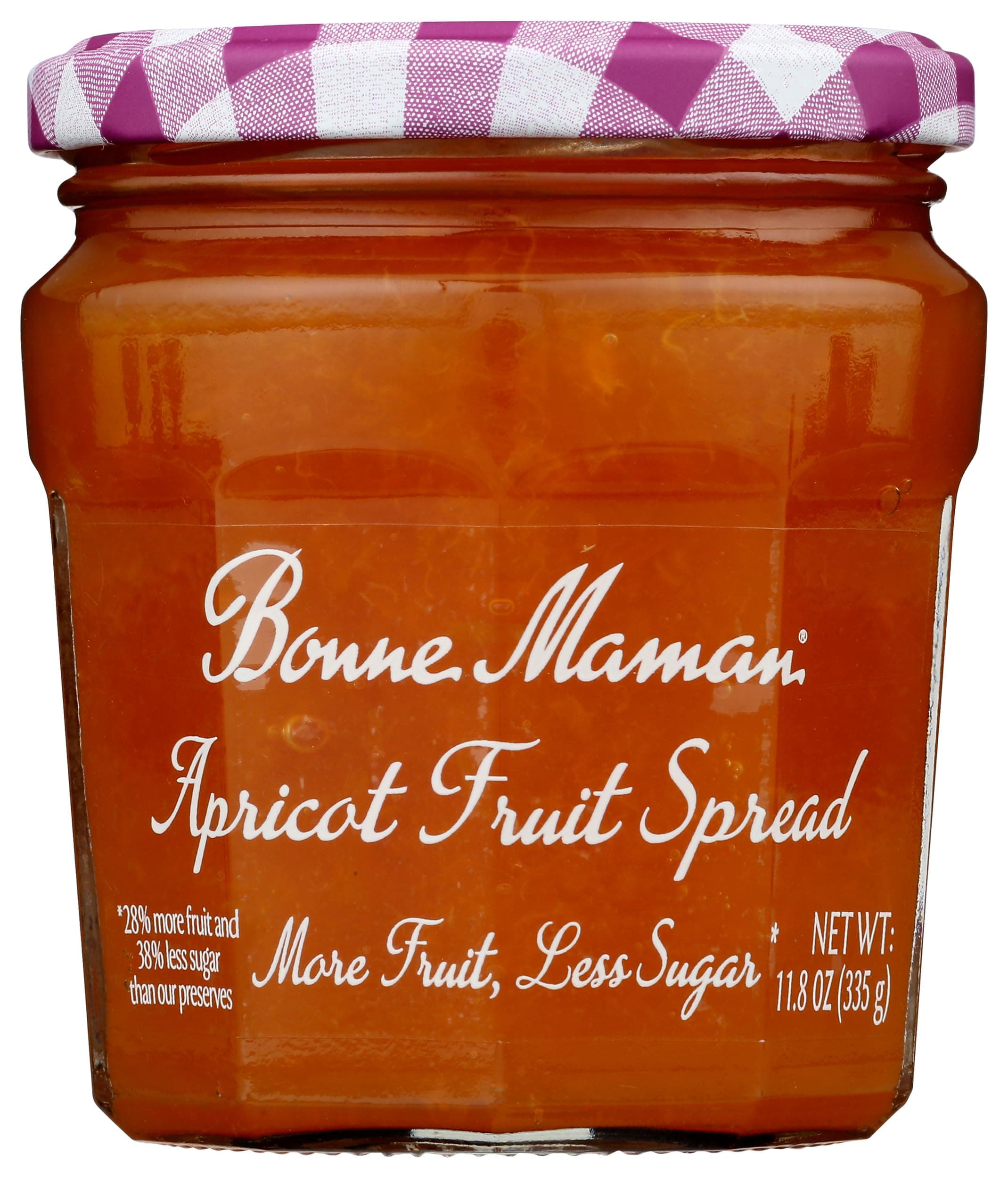 Fruit Spread Apricot More Fruit Less Sugar, 11.8 Ounce