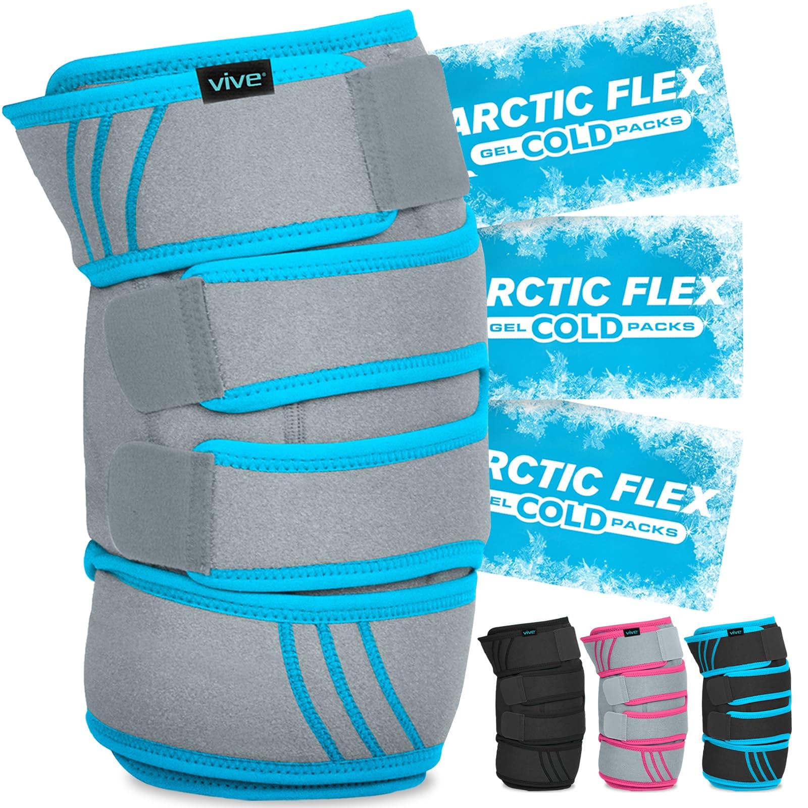 Knee Ice Pack Wrap - Cold/Hot Gel Compression Brace - Heat Support Strap for Arthritis Pain, Tendonitis, ACL, Athletic Injury, Osteoarthritis, Women, Men, Running, Meniscus and Patella Surgery