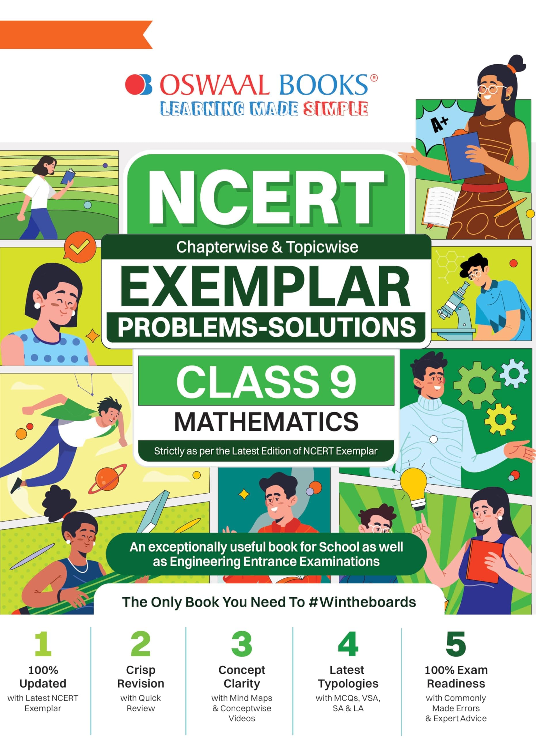 Oswaal Ncert Exemplar (Problems - Solutions) Class 9 Mathematics Book