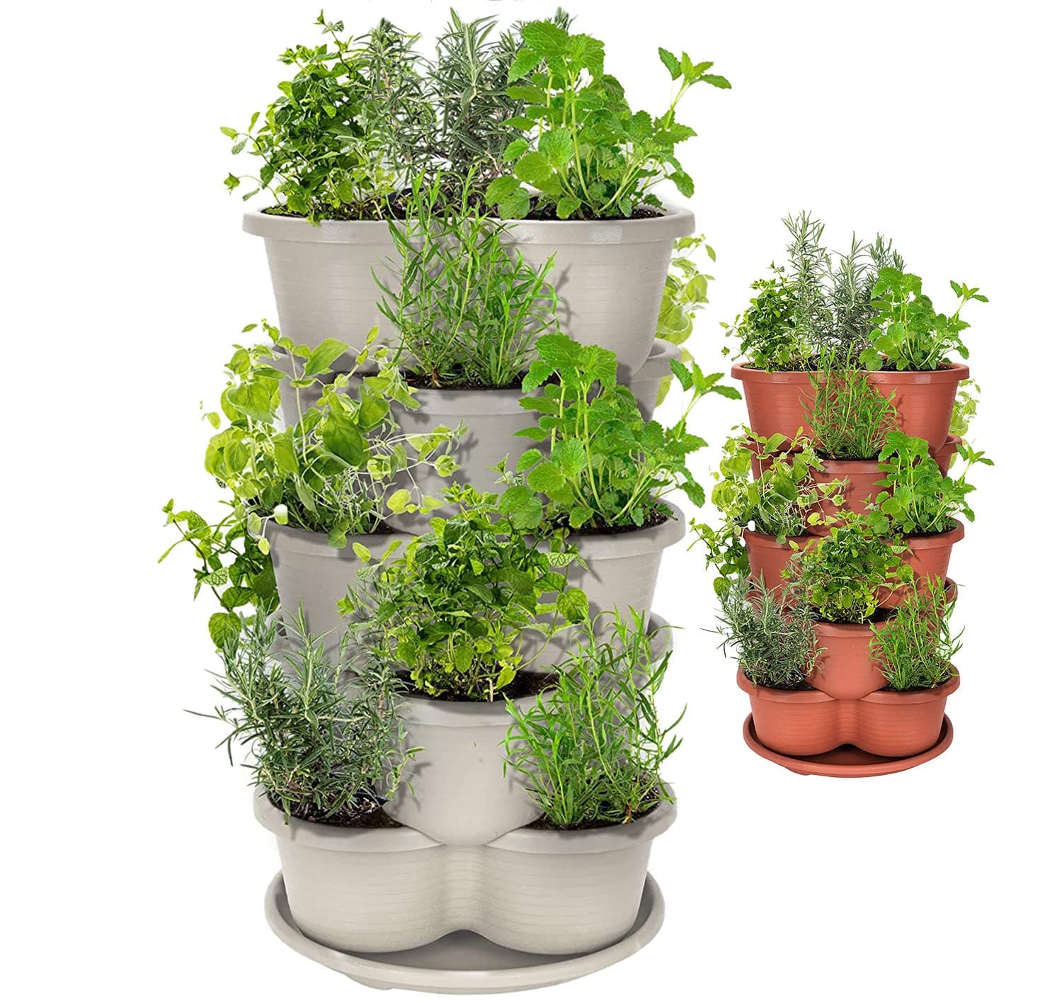 5 Tier Stackable Planter
