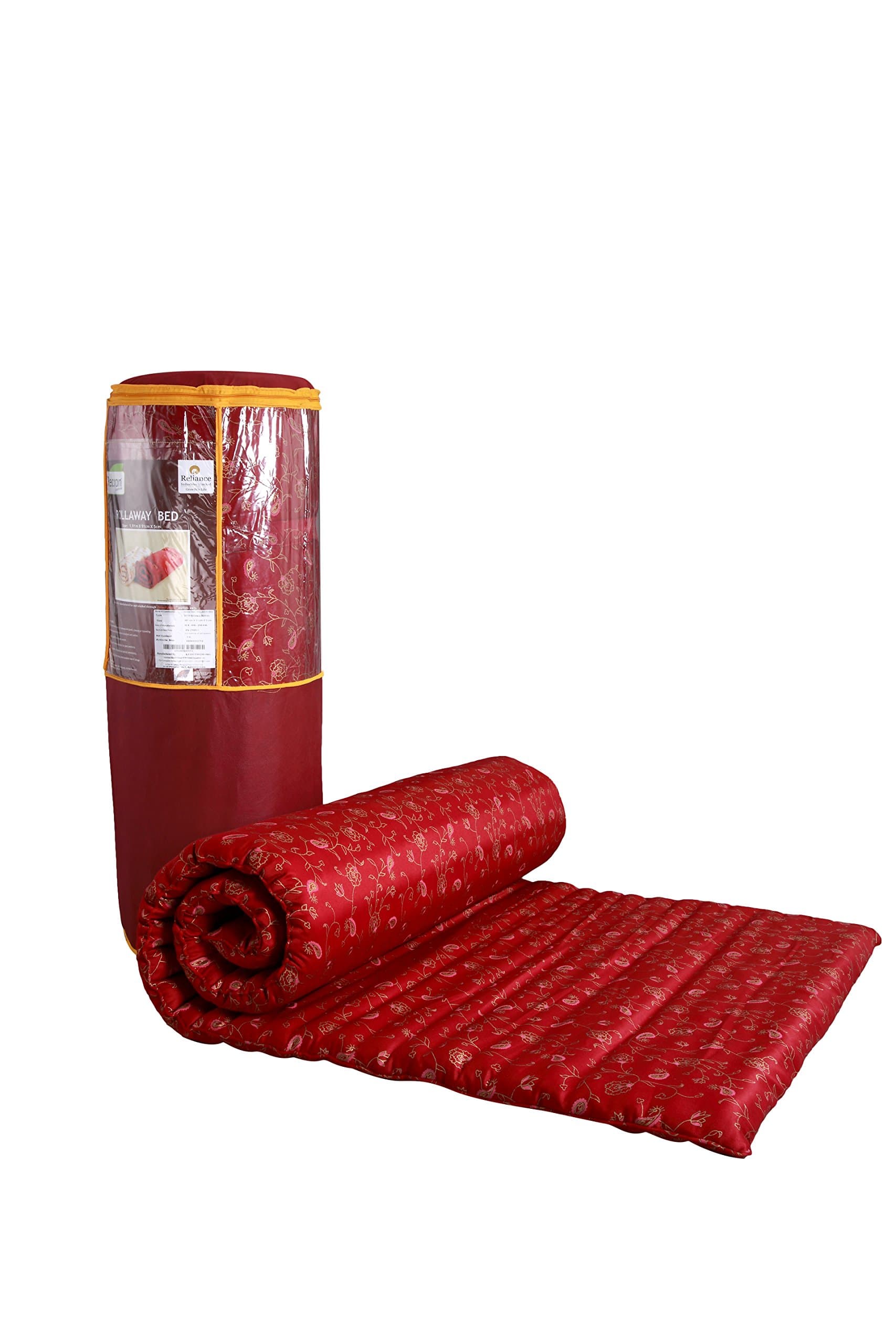 Recron Certified Unwind Rollaway Polyester Bed - Maroon
