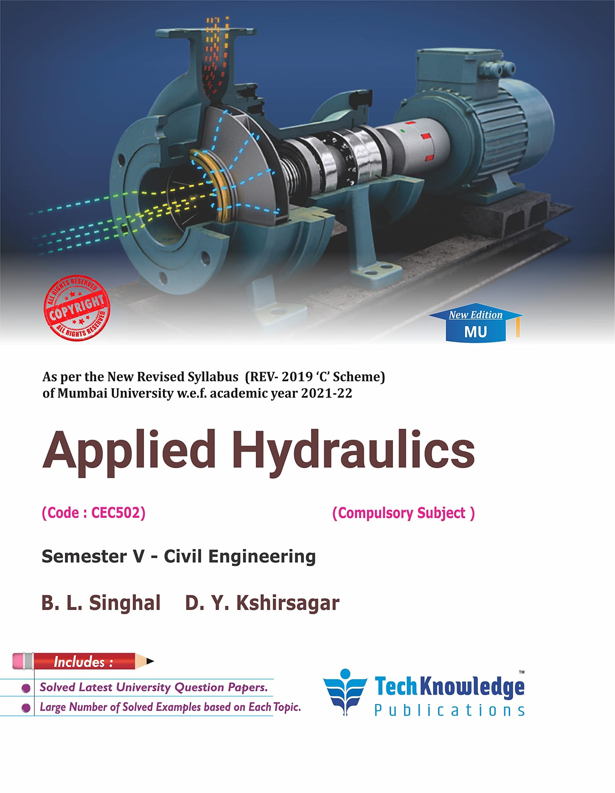 Applied Hydraulics For Mumbai University B.E. Civil Engineering Sem 5