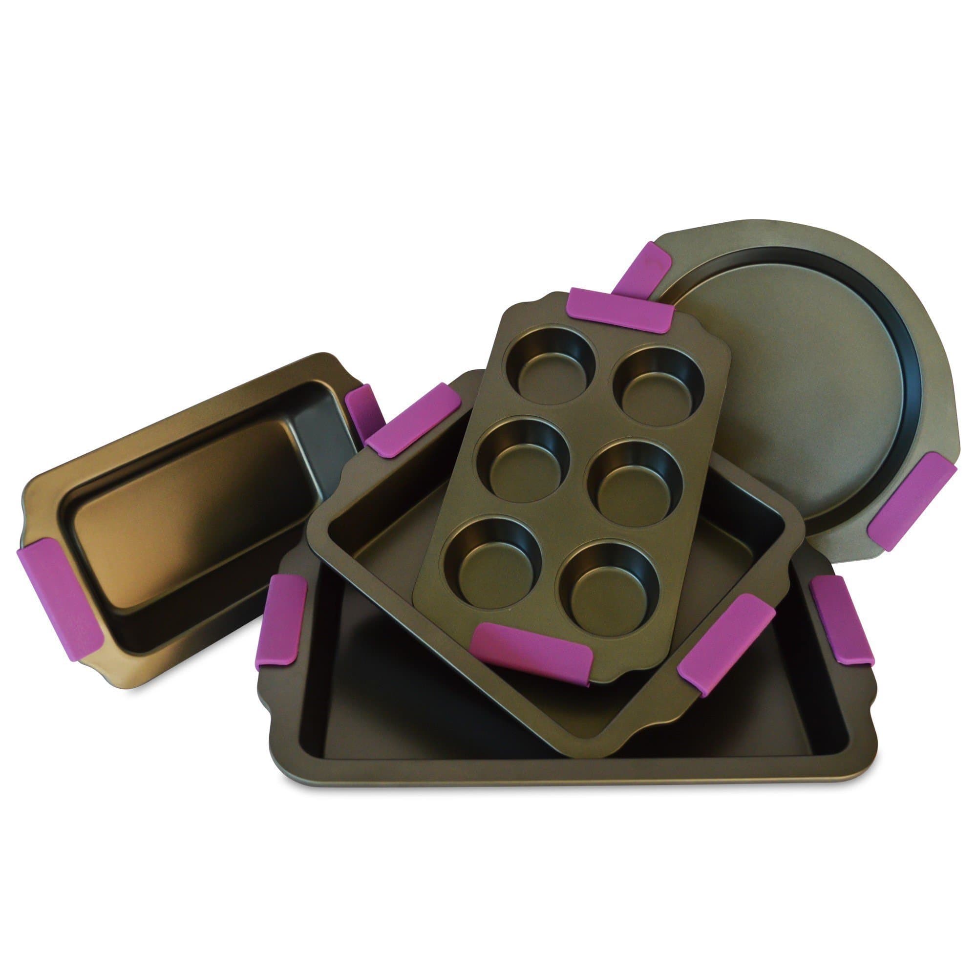 Premier Bakestore Select Range 5 piece Nonstick Bakeware Set- Premium Quality, Ultra Non Stick, Heavy Guage Materials.