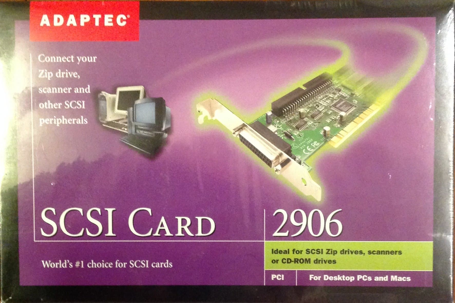 2906 SCSI PCI Kit with Windows and Mac Support