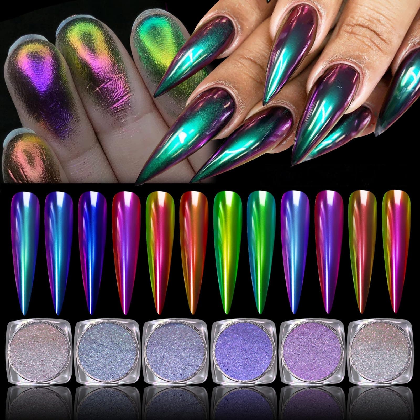 Chameleon Chrome Nail Powder