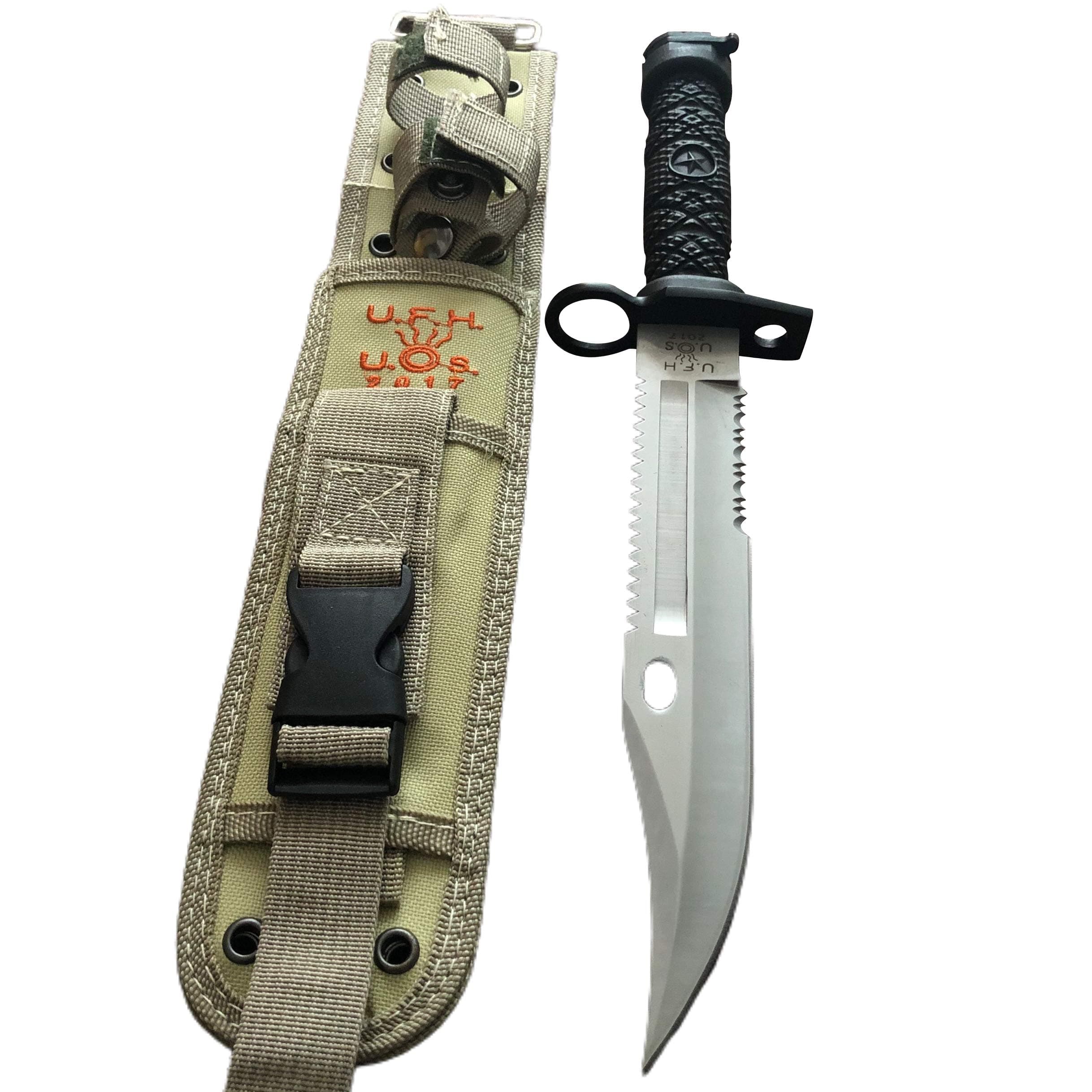 Half Serrated Edge Bayonet Knife