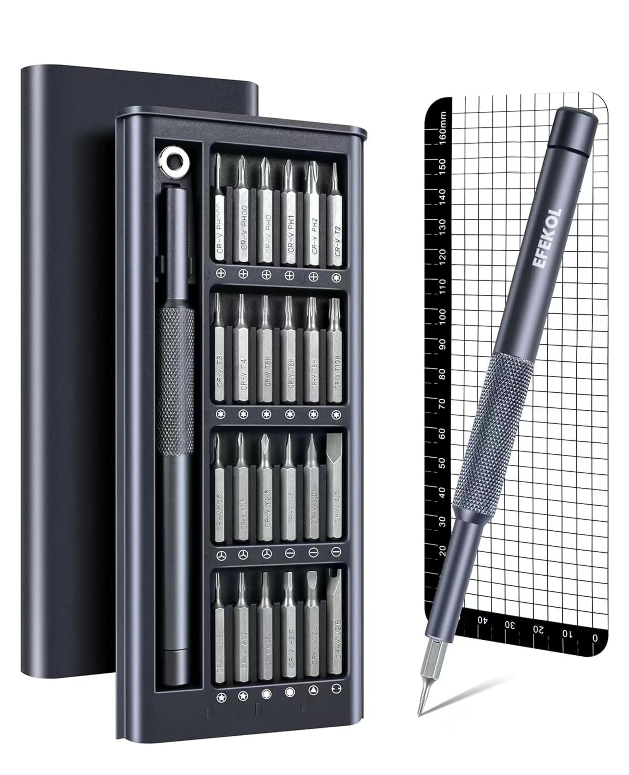 Small Precision Screwdriver Set - Electronics Repair Tiny Tool Kit [Super Durable],for Ring Doorbell, Laptop, Switch, PS5, Xbox, Macbook, iPhone, Watch, Glasses,Fathers Day Dad Gifts for Men