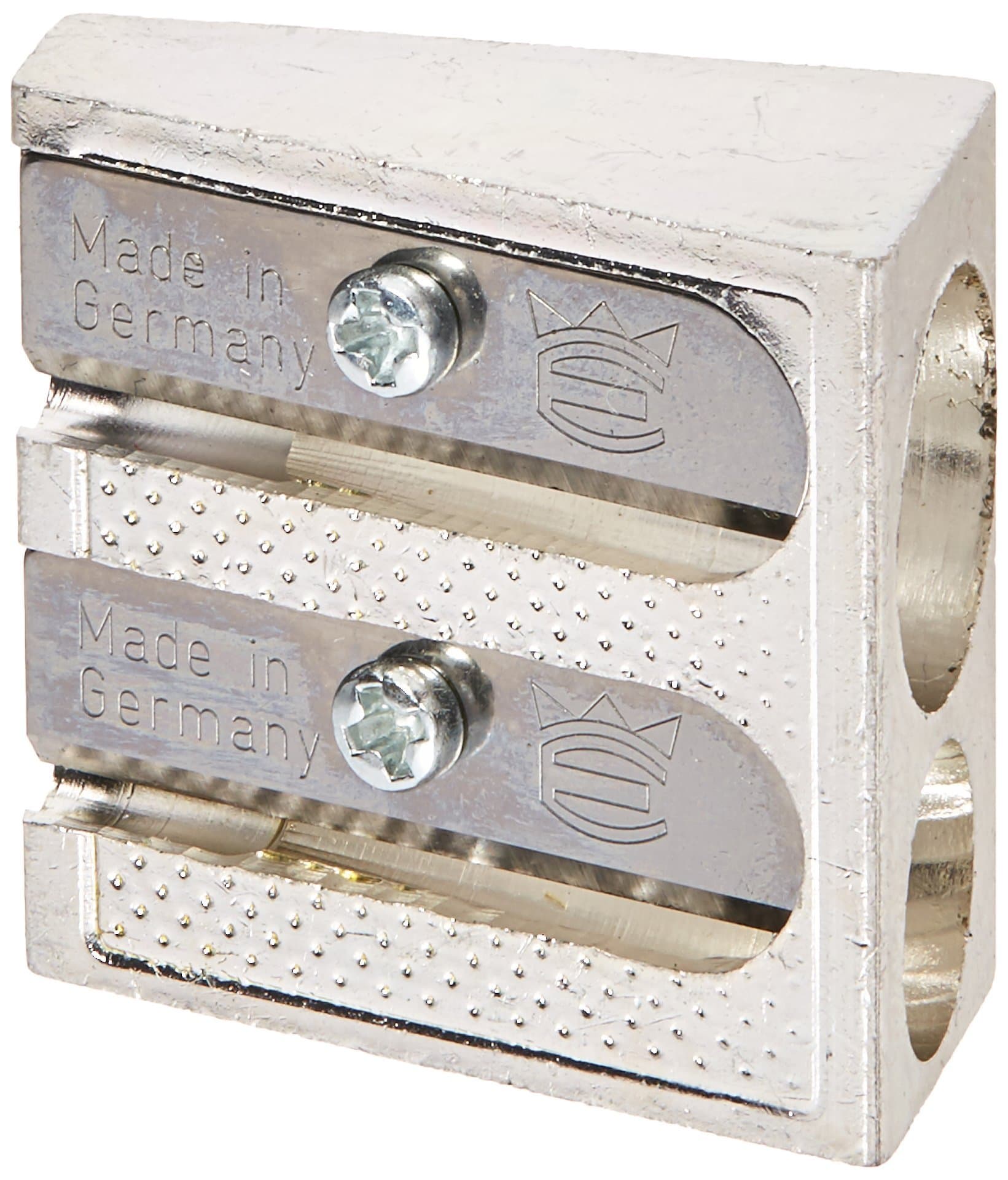 General Pencil Double Hole Sharpener, Silver (GPS2010BP)