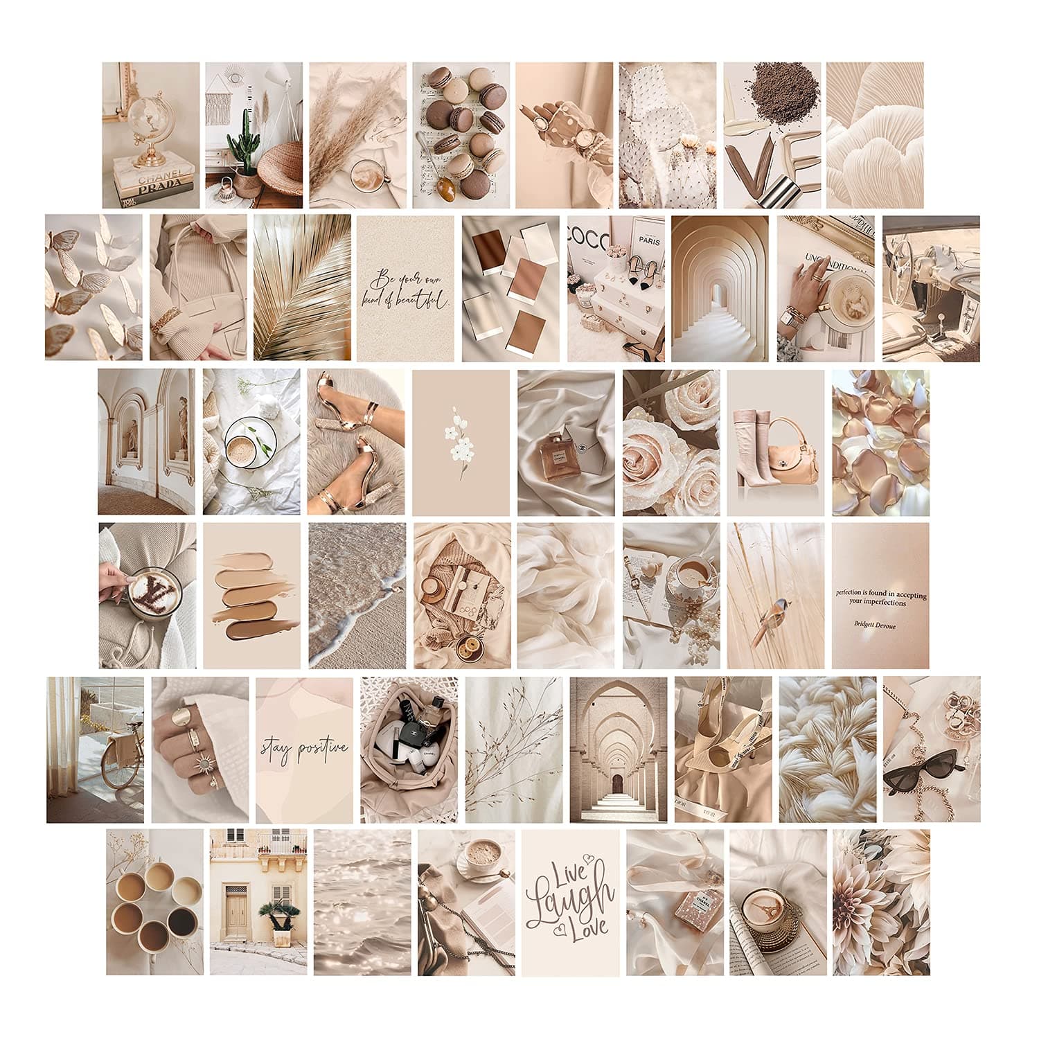 Beige Wall Collage