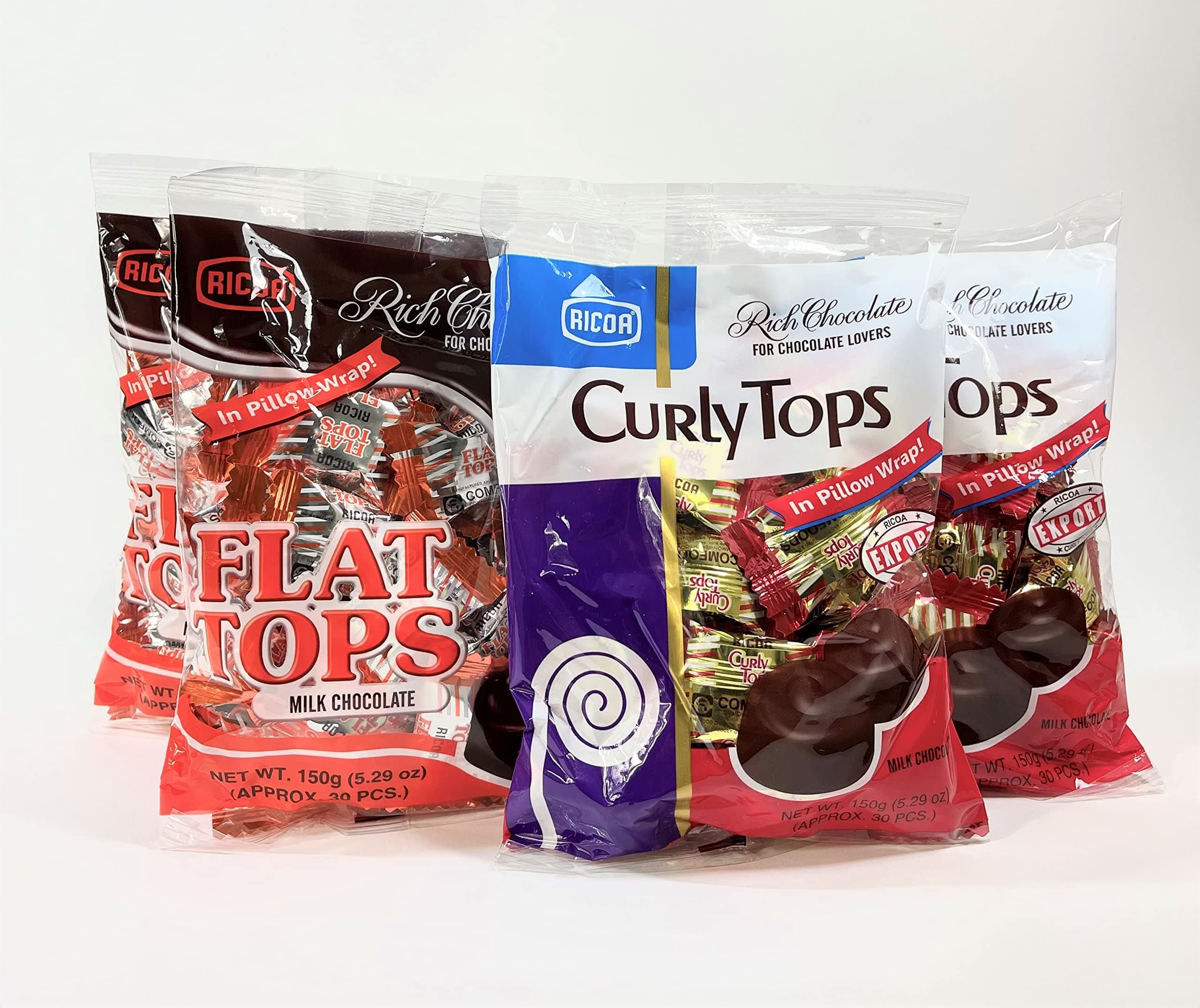 CURLY TOPS AND FLAT TOPS (4-PACK)
