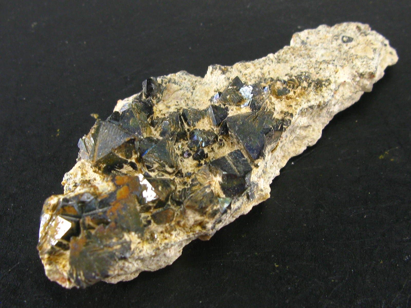 Magnetite Cluster From Bolivia - 2.3"