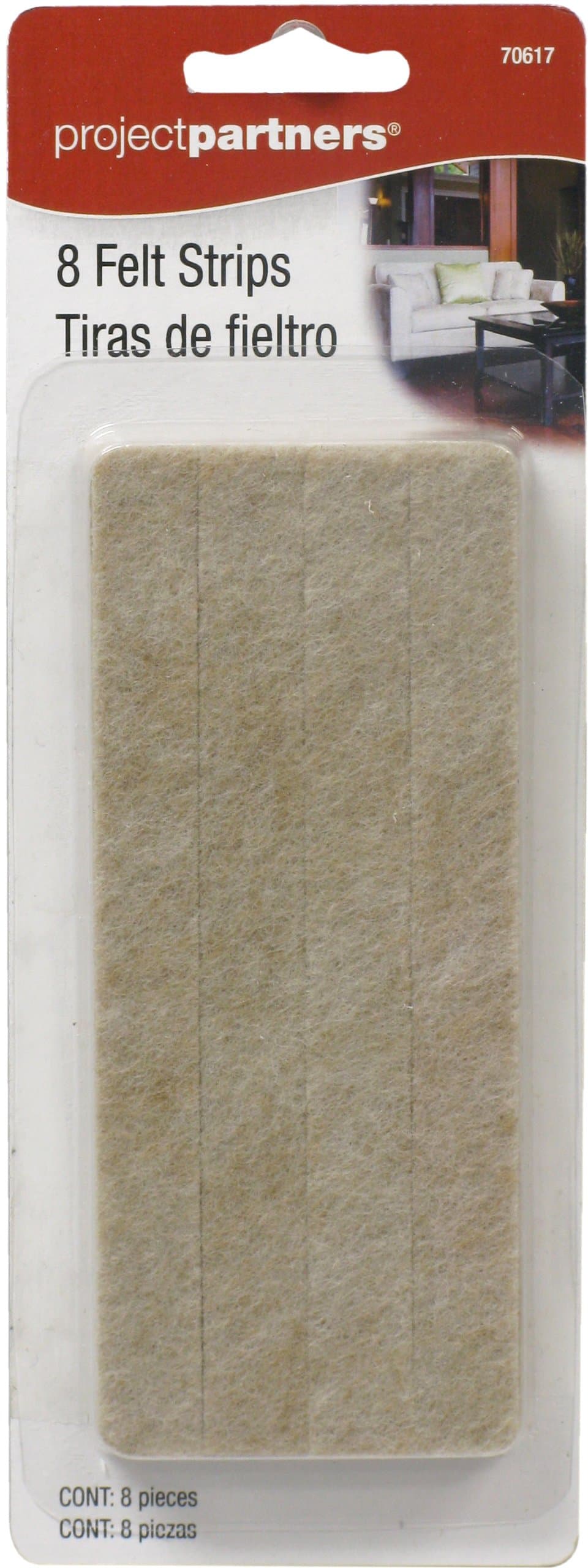 Project Partner 70617 Felt Strips, 8-Pack