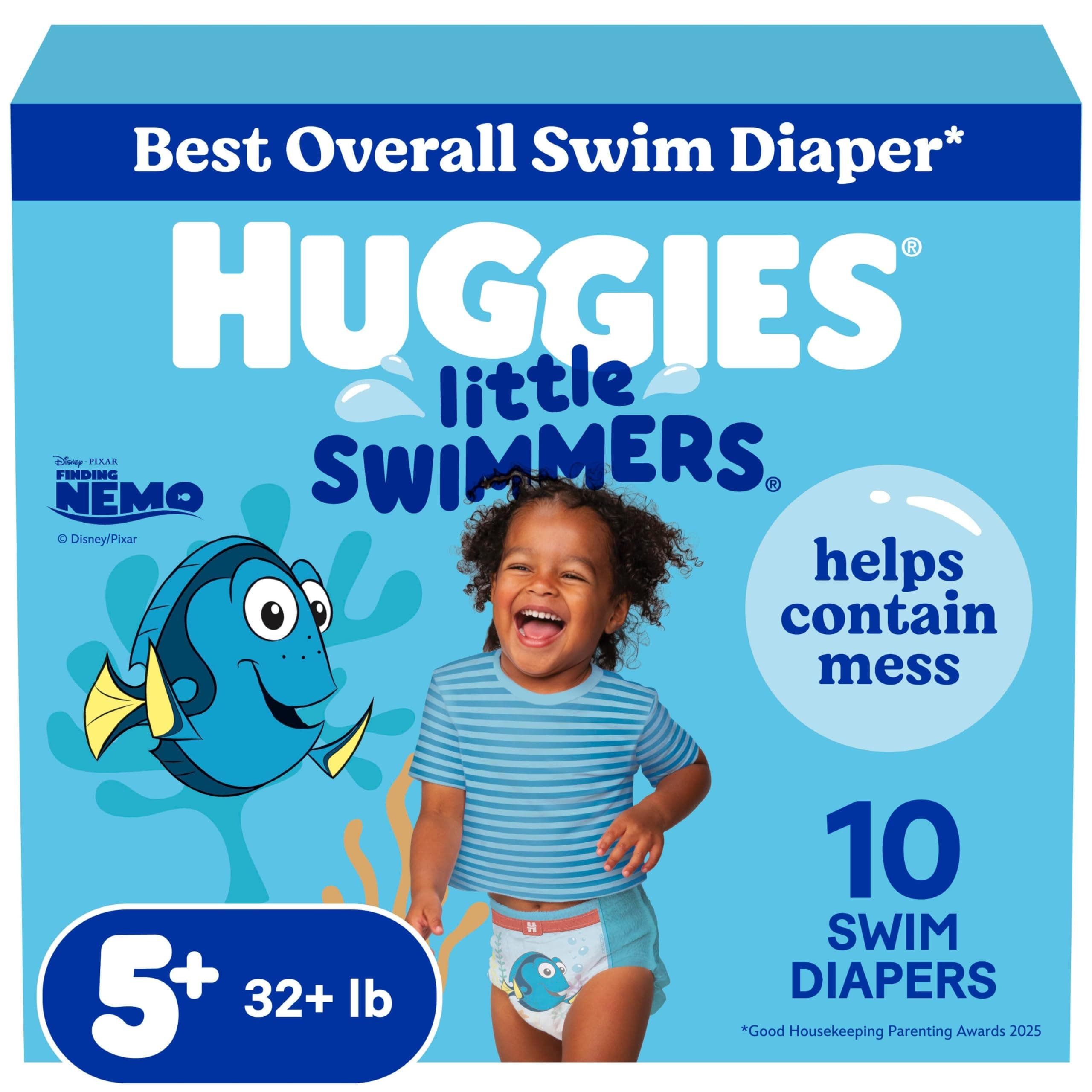 Huggies Little Swimmer Swim Pants Diaper, Large, Pack Of 10