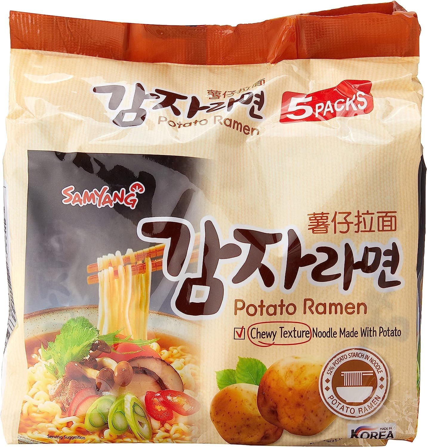 Samyang Potato Ramen - 120Gx5