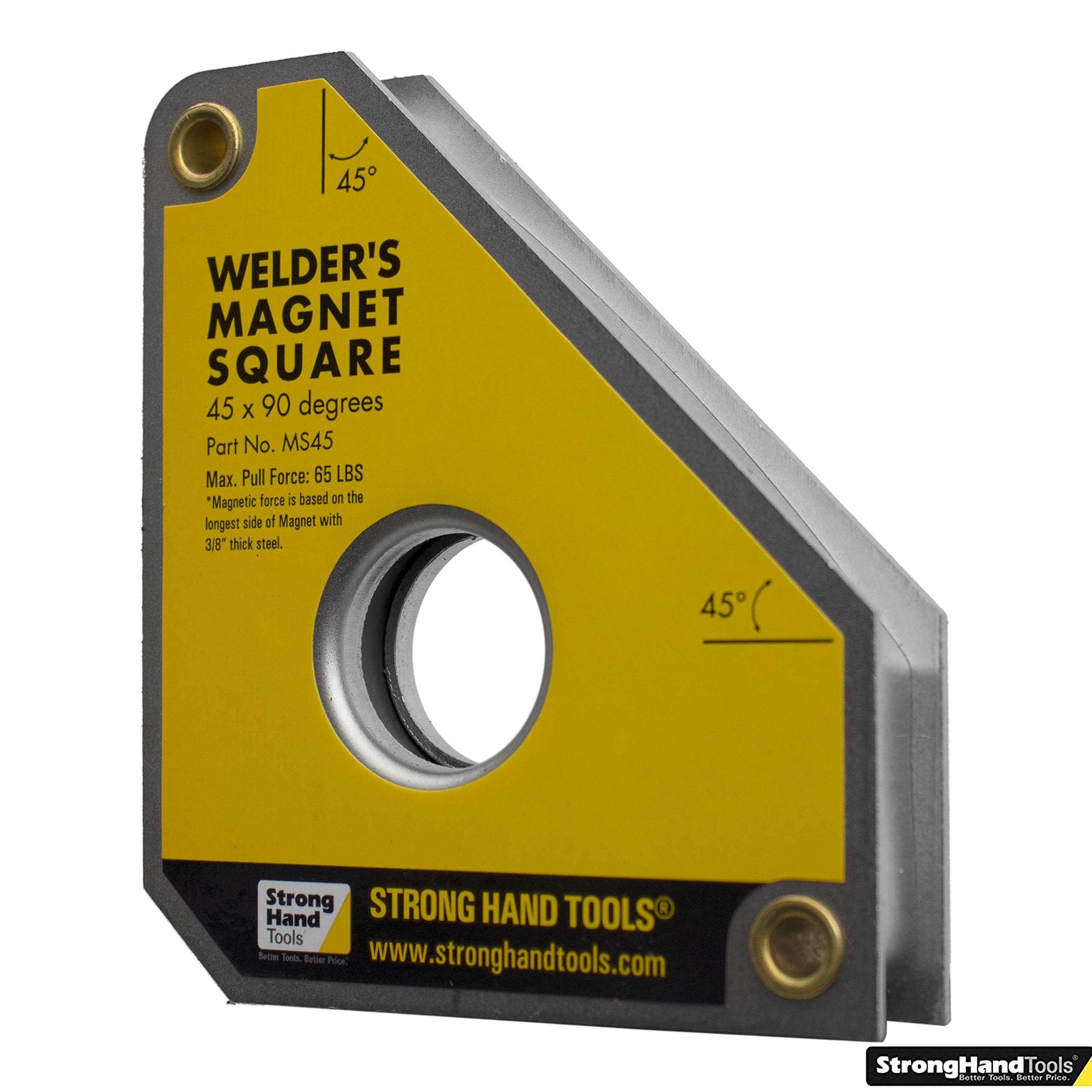 Strong Hand Tools MS45 Multi-Angle Magnetic Welding Square, 30°/45°/60°/90° Multi Angle