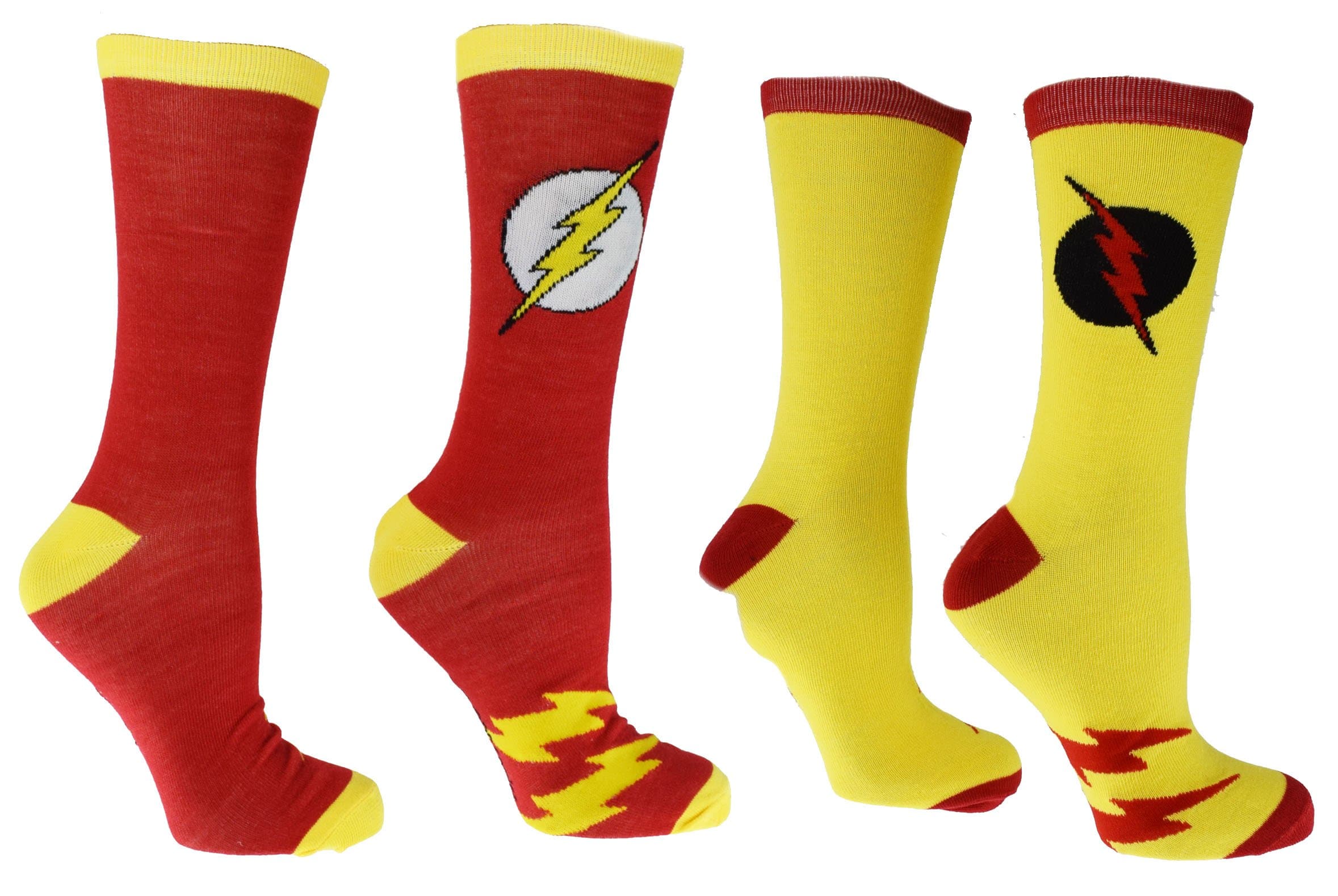 DC Comics Flash Reverse Flash 2 Pack Casual Crew Socks