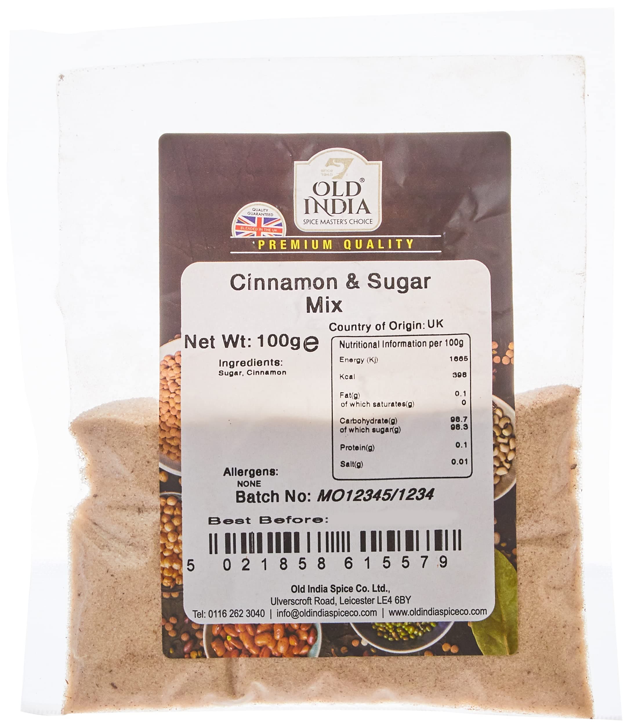 Old India Cinnamon & Sugar Mix 100g