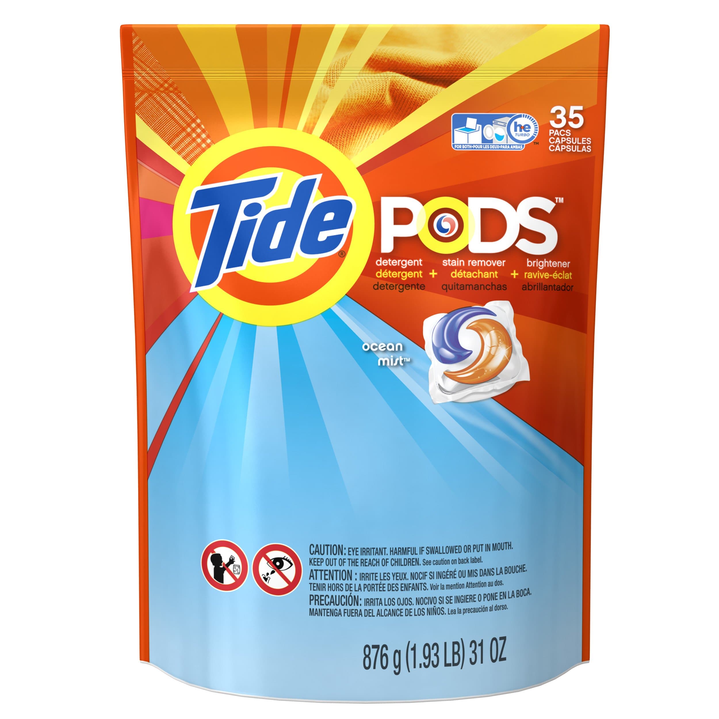 Liquid Laundry Detergent Pods by Tide