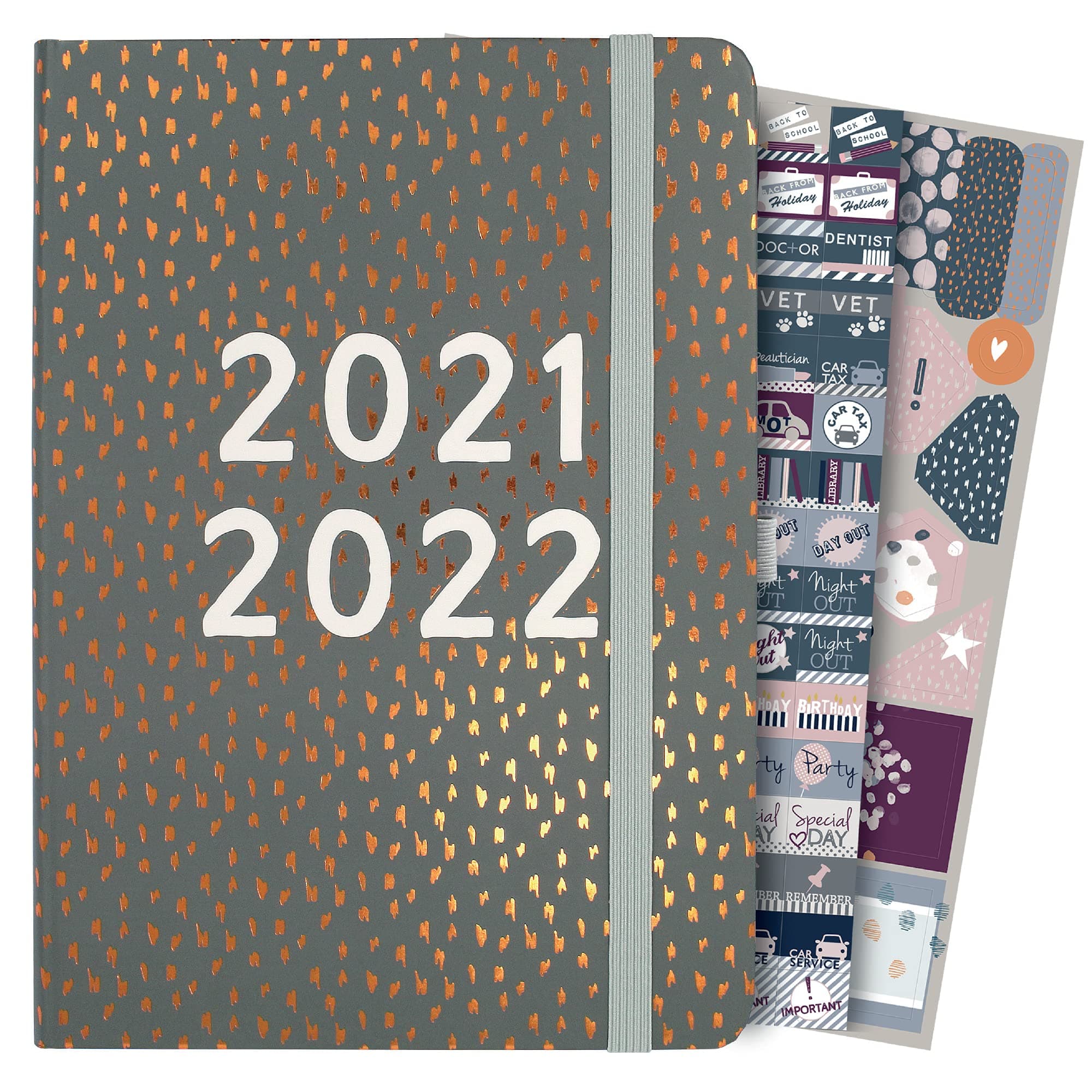 Boxclever Press Perfect Year Luxury 2021-2022 Diary. Stunning Academic Diary 2021-2022 Week To View A5 runs Aug'21 - Jul'22. 2021 2022 Diaries for Perfect Organisation. Premium Gifts for Women.