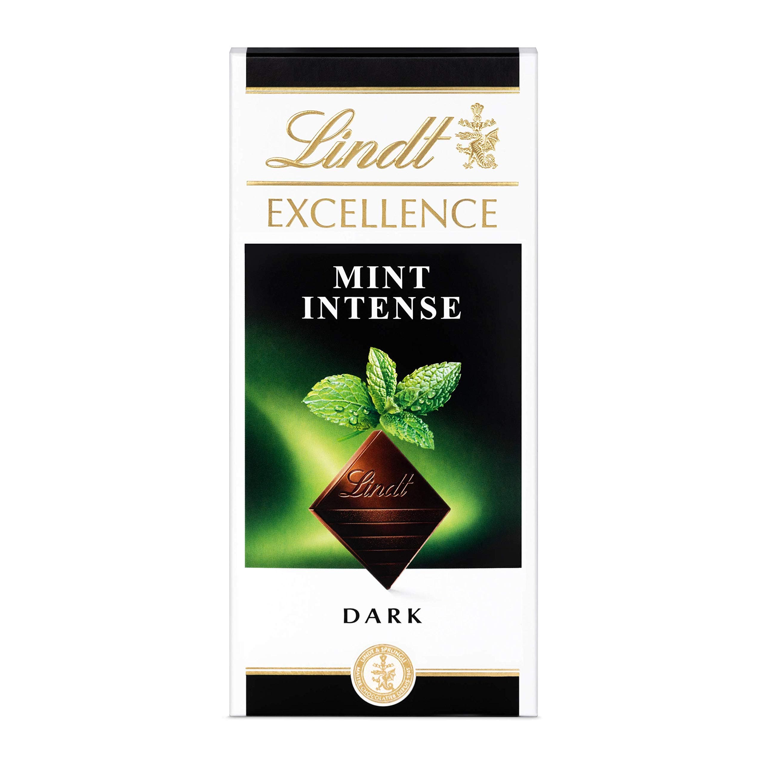 Lindt Excellence Dark Mint Chocolate Bar, 100g ​