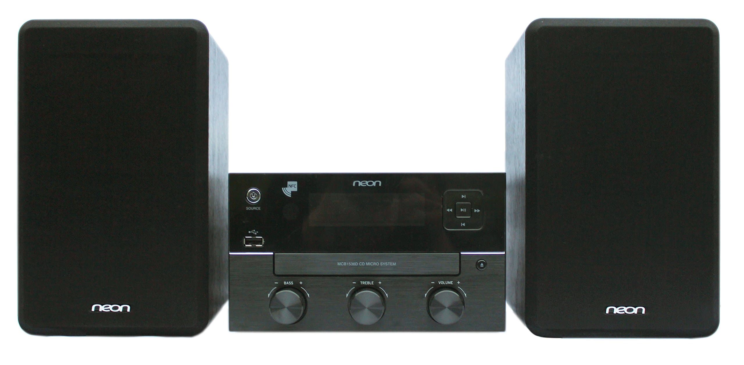 Neon Electronic ®MCB1536D-05 Micro Hi-Fi System Plays CD with USB Connection,Bluetooth and MP3/FM+RDS for DAB+