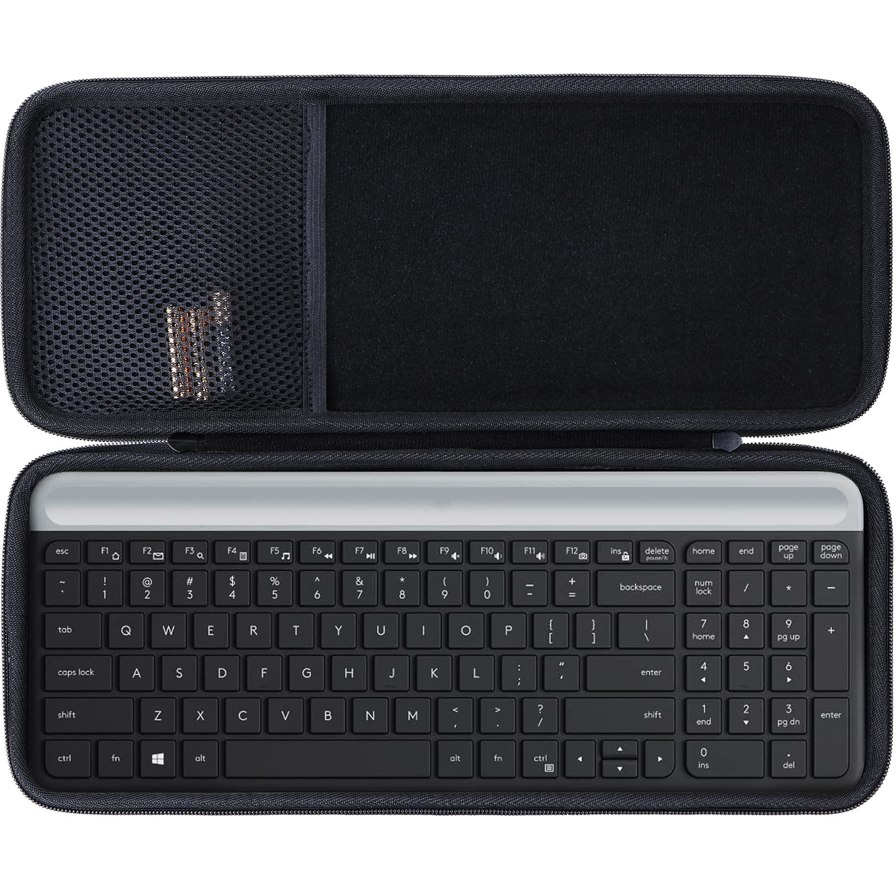 Hard Case Compatible with Logitech MK470 Slim Keyboard and Mouse Combo (Graphite Case Only)