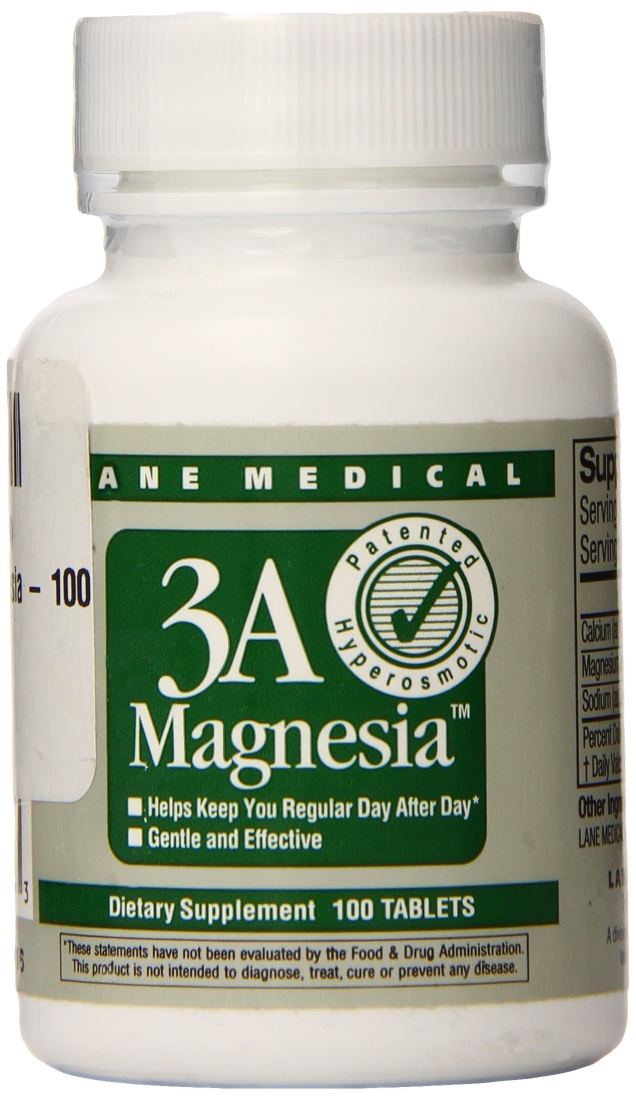 3A Magnesia - 100 Tablets