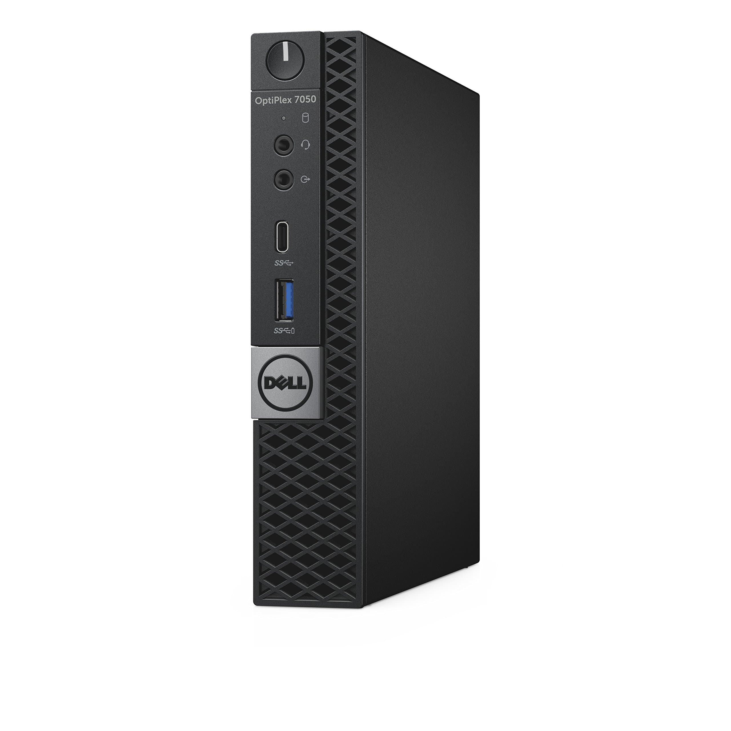 Dell OptiPlex 7050 Micro Form Factor Desktop Computer, Intel Core i5-7500T, 8GB DDR4, 128GB SSD, Windows 10 Pro