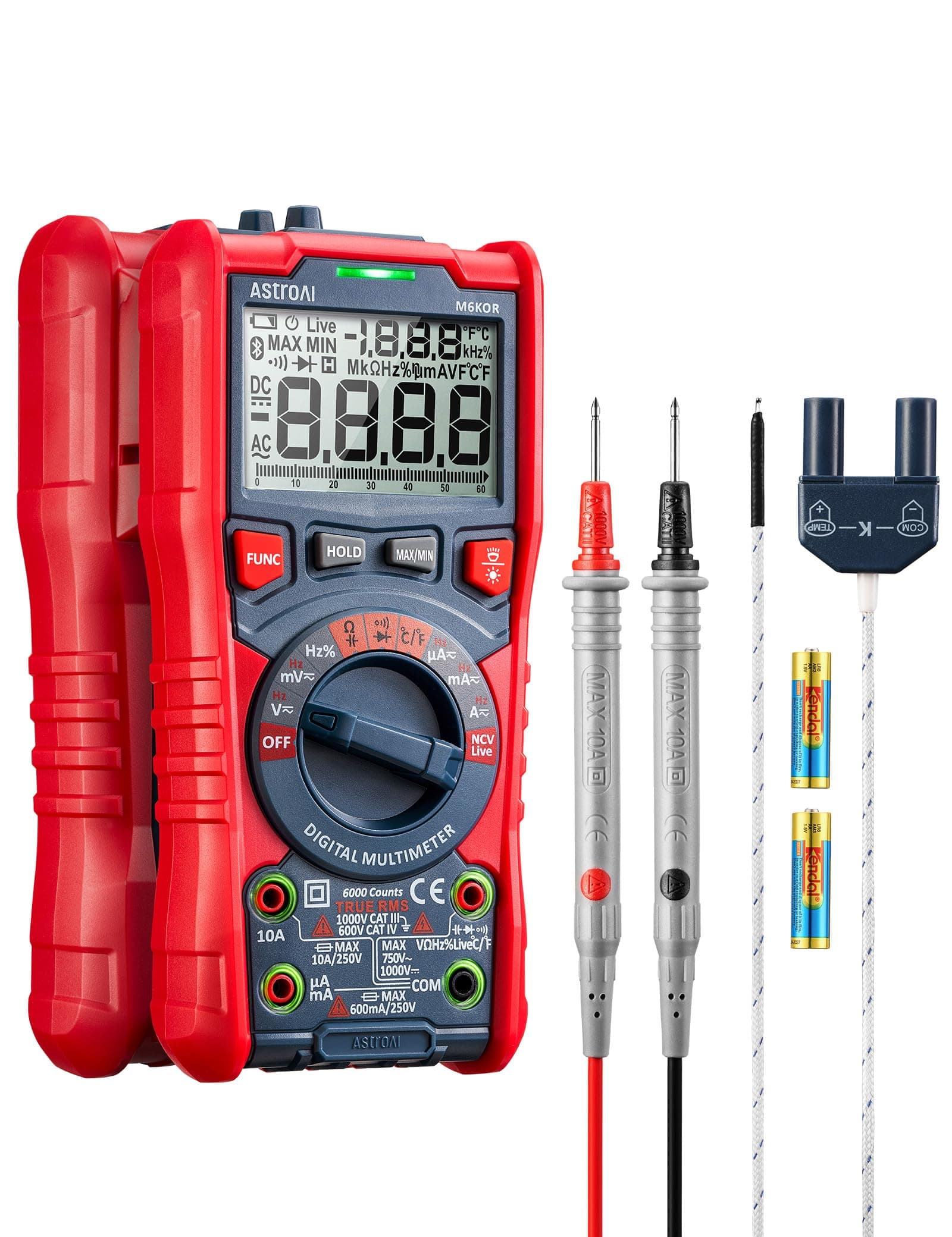 AstroAI Multimeter 6000 Counts New