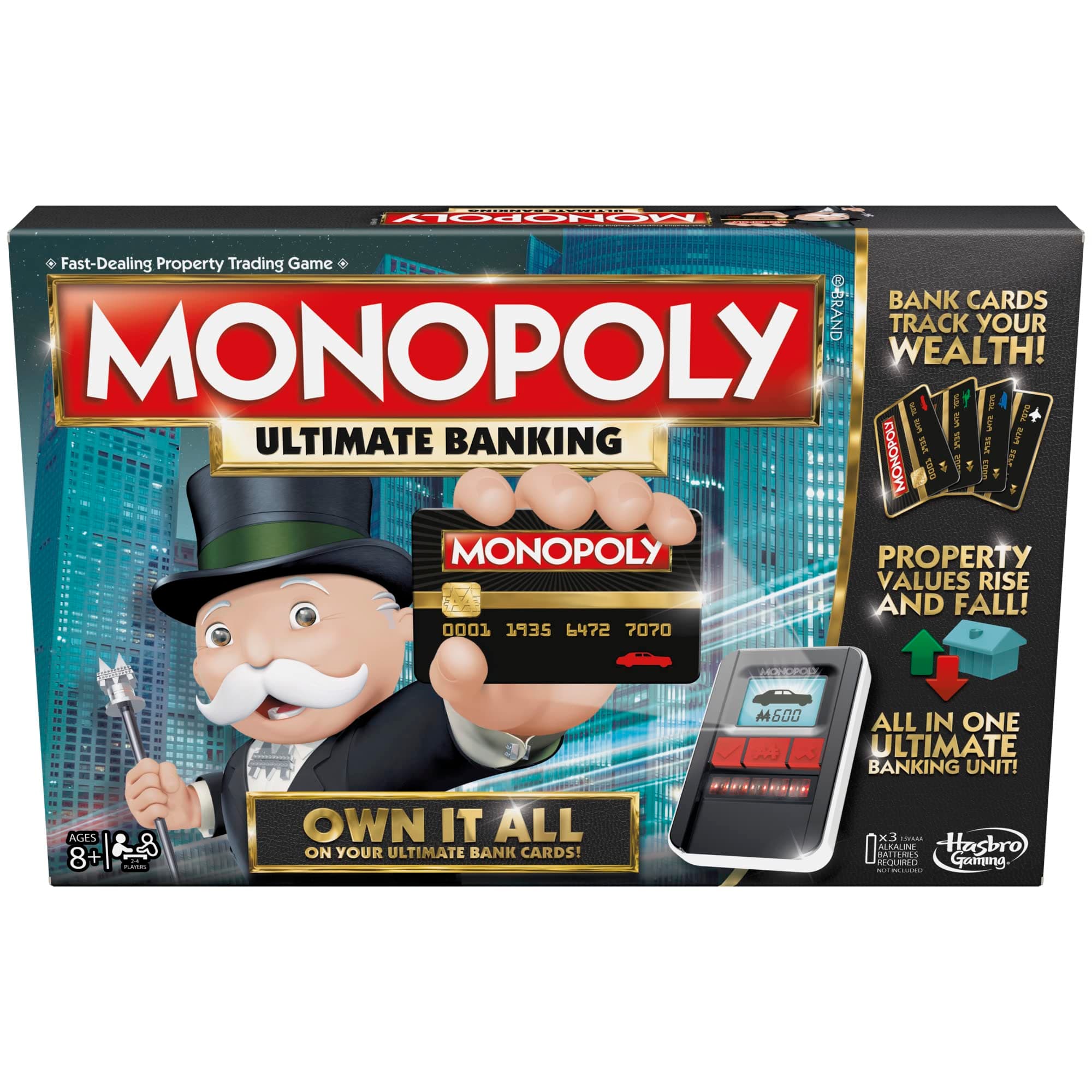 Monopoly Ultimate Banking Board Game, Multicolor, original version
